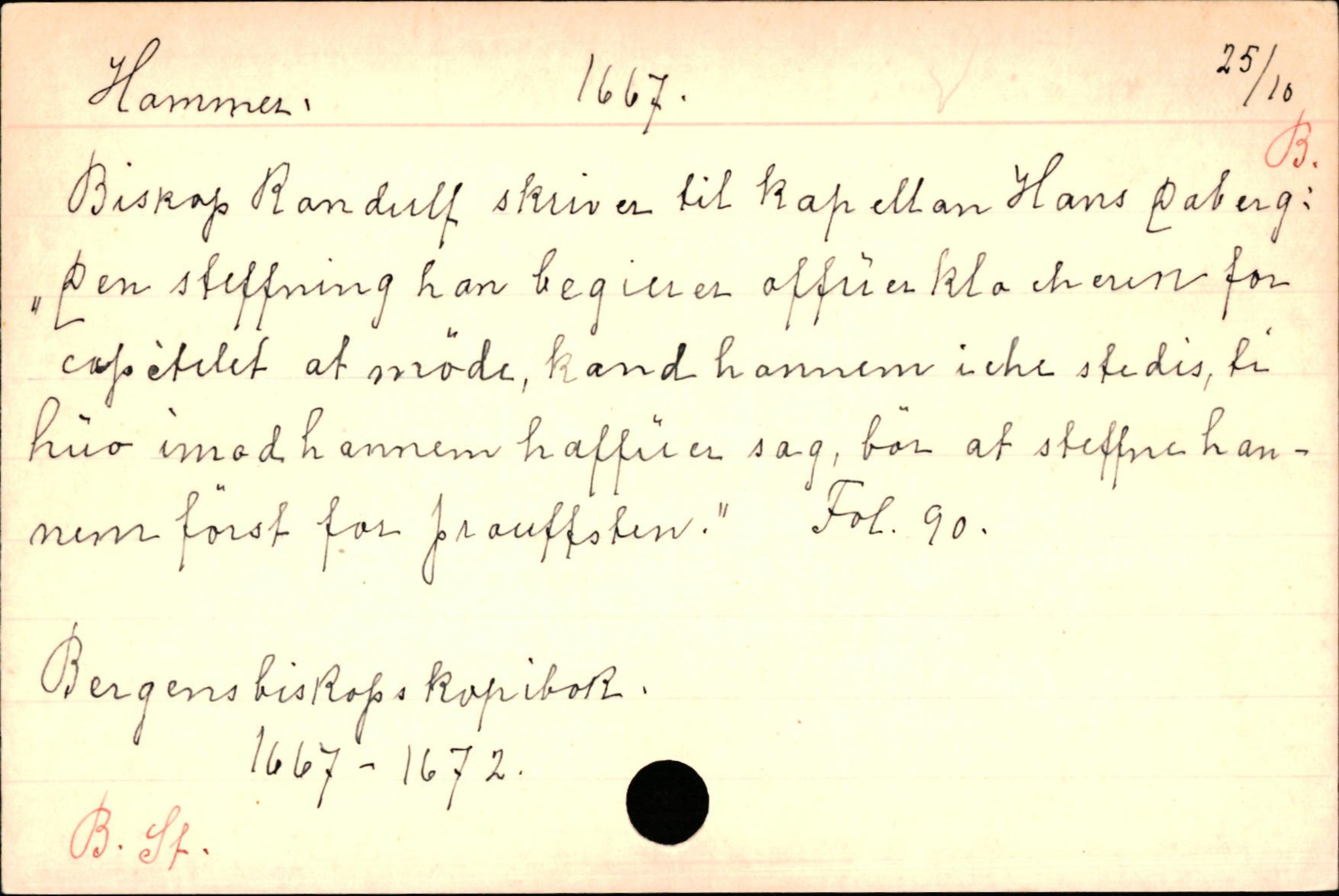 Haugen, Johannes - lærer, AV/SAB-SAB/PA-0036/01/L0001: Om klokkere og lærere, 1521-1904, p. 4667