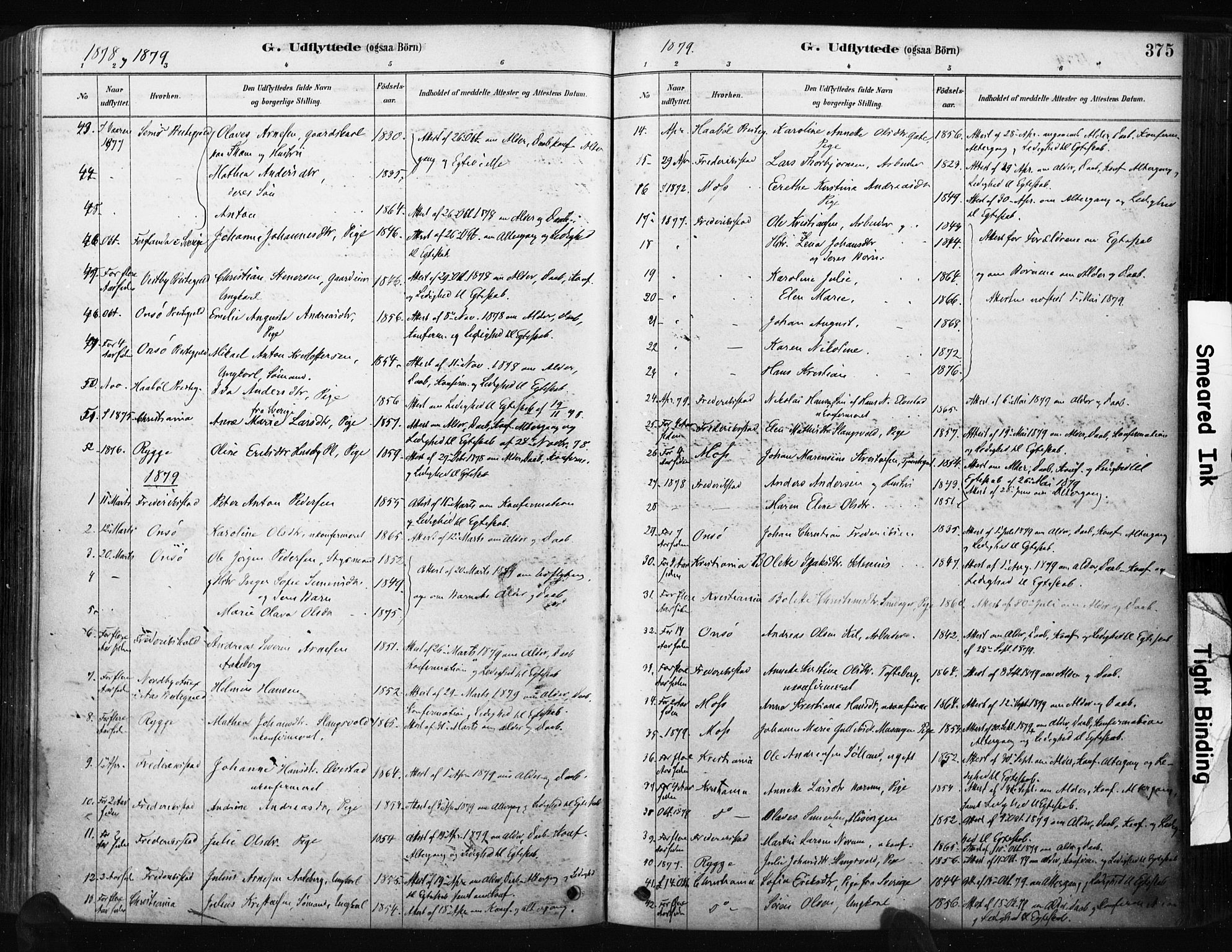 Råde prestekontor kirkebøker, AV/SAO-A-2009/F/Fa/L0007: Parish register (official) no. 7, 1878-1902, p. 375