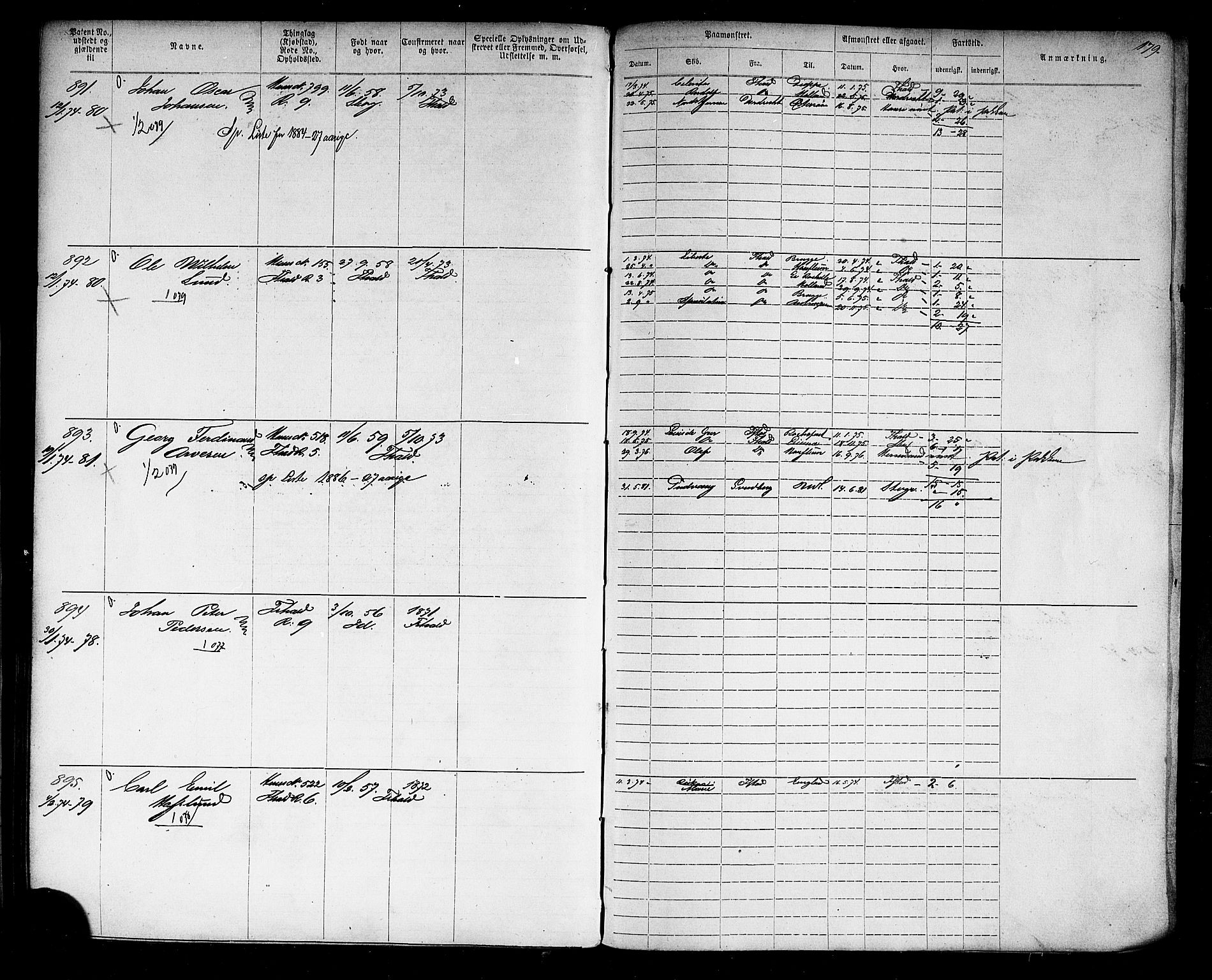 Halden mønstringskontor, AV/SAO-A-10569a/F/Fc/Fca/L0004: Annotasjonsrulle, 1868-1875, p. 183