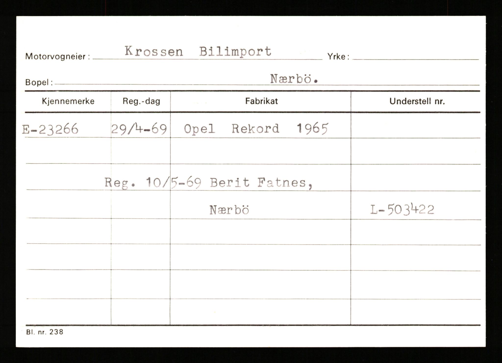 Stavanger trafikkstasjon, AV/SAST-A-101942/0/G/L0005: Registreringsnummer: 23000 - 34245, 1930-1971, p. 99