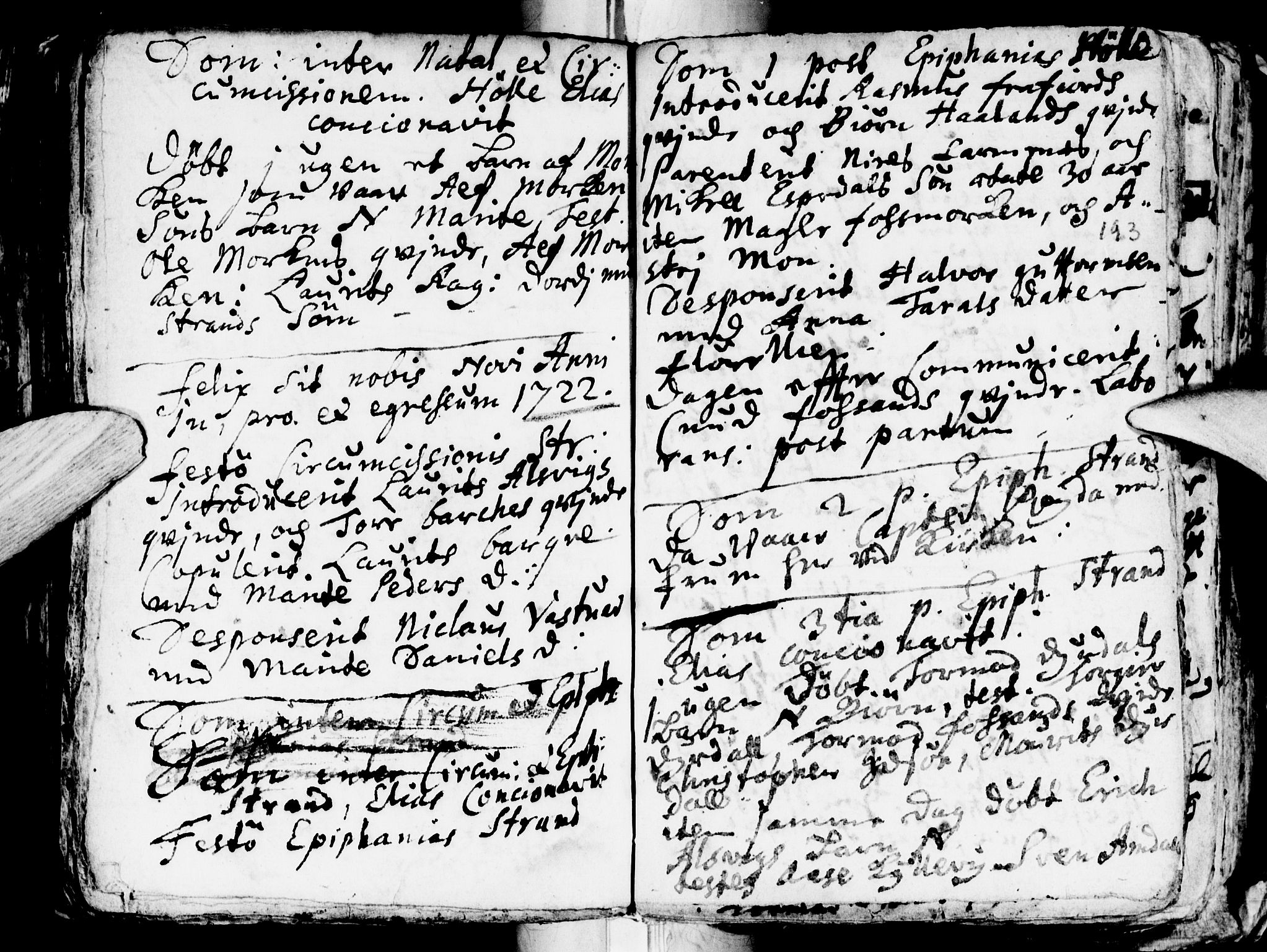 Strand sokneprestkontor, SAST/A-101828/H/Ha/Haa/L0001: Parish register (official) no. A 1, 1702-1745, p. 193