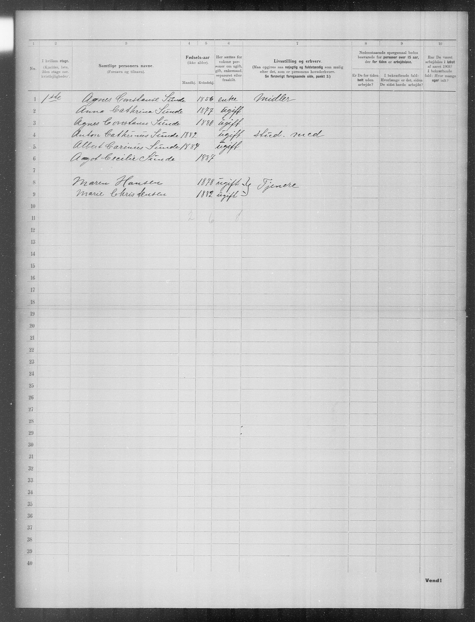 OBA, Municipal Census 1903 for Kristiania, 1903, p. 24462