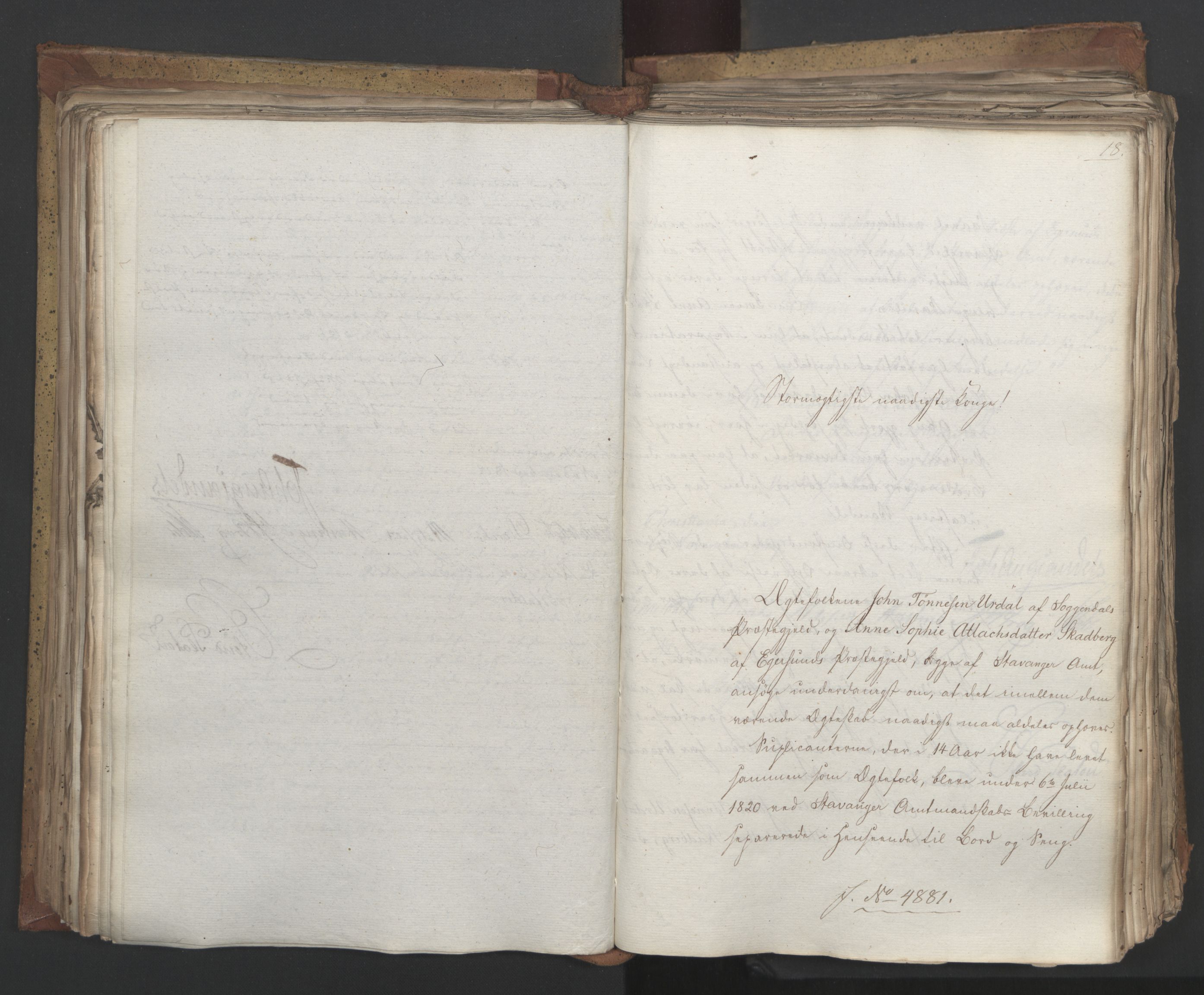 Statsrådsavdelingen i Stockholm, AV/RA-S-1003/D/Da/L0053: Regjeringsinnstillinger nr. 4800-5017, 1827, p. 241