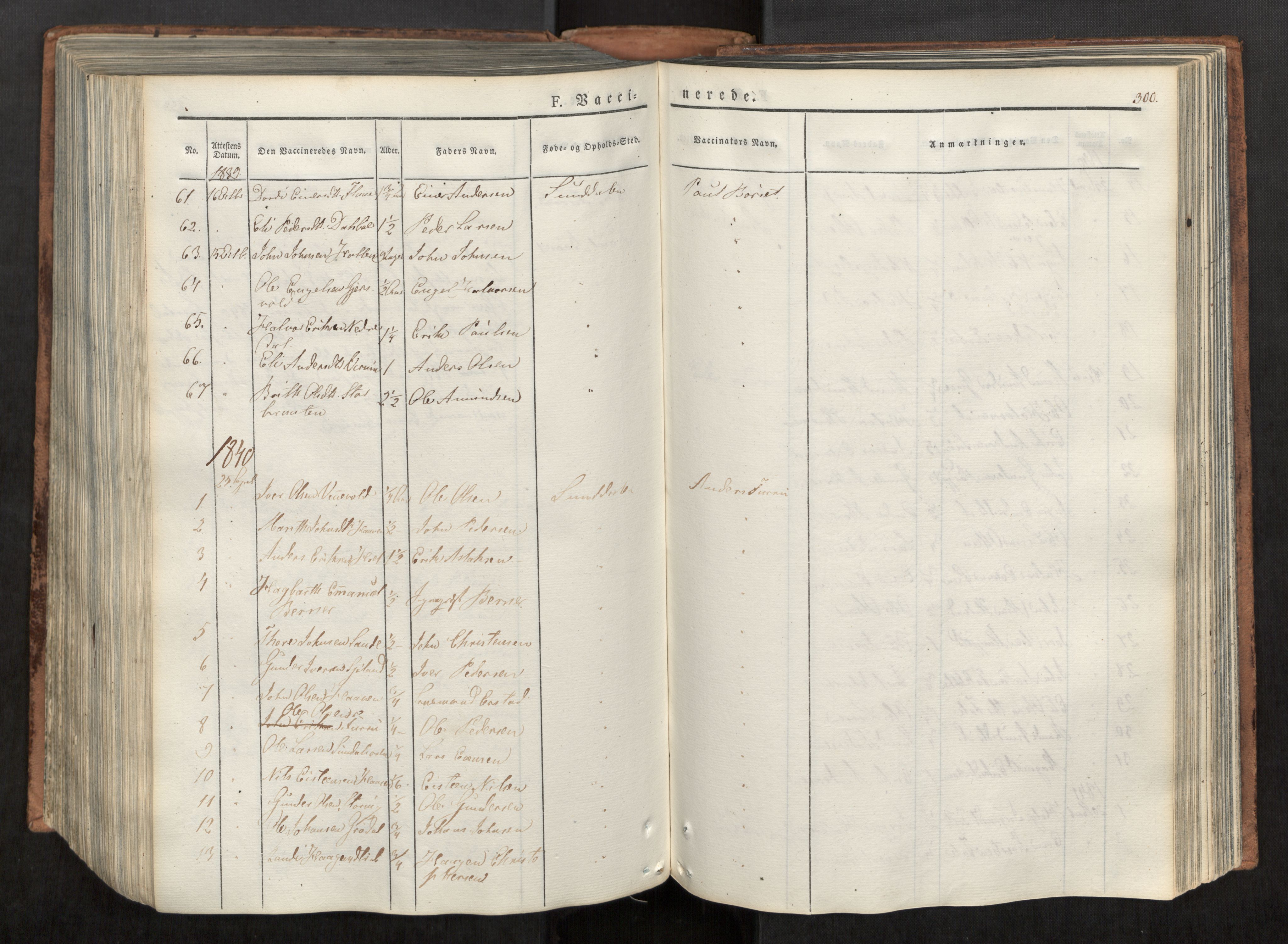 Ministerialprotokoller, klokkerbøker og fødselsregistre - Møre og Romsdal, AV/SAT-A-1454/590/L1012: Parish register (official) no. 590A04, 1832-1846, p. 300