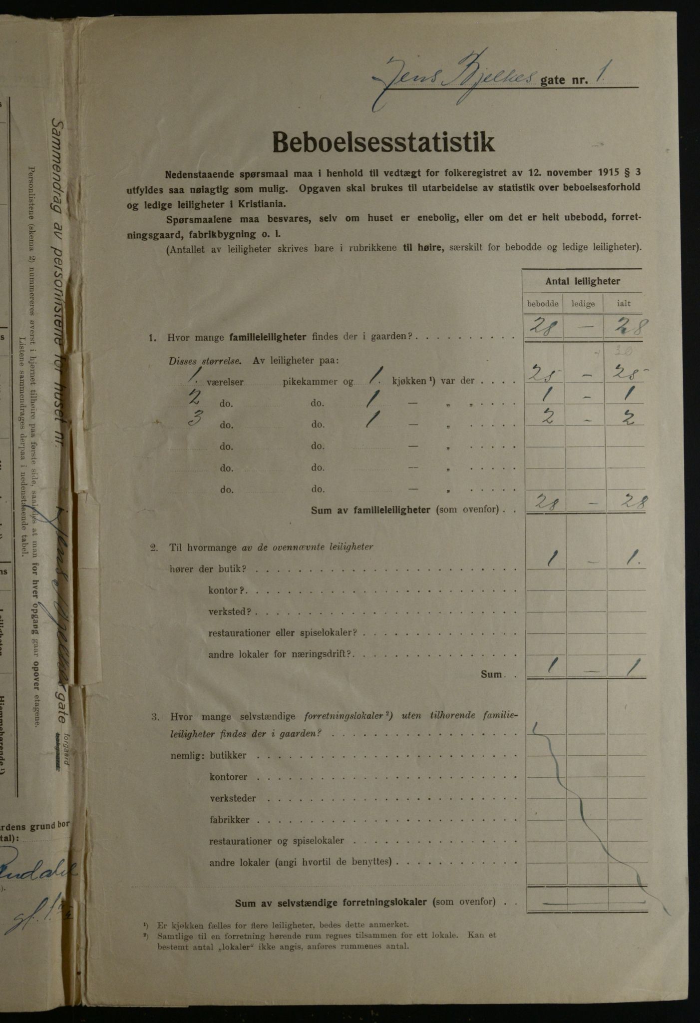 OBA, Municipal Census 1923 for Kristiania, 1923, p. 51079