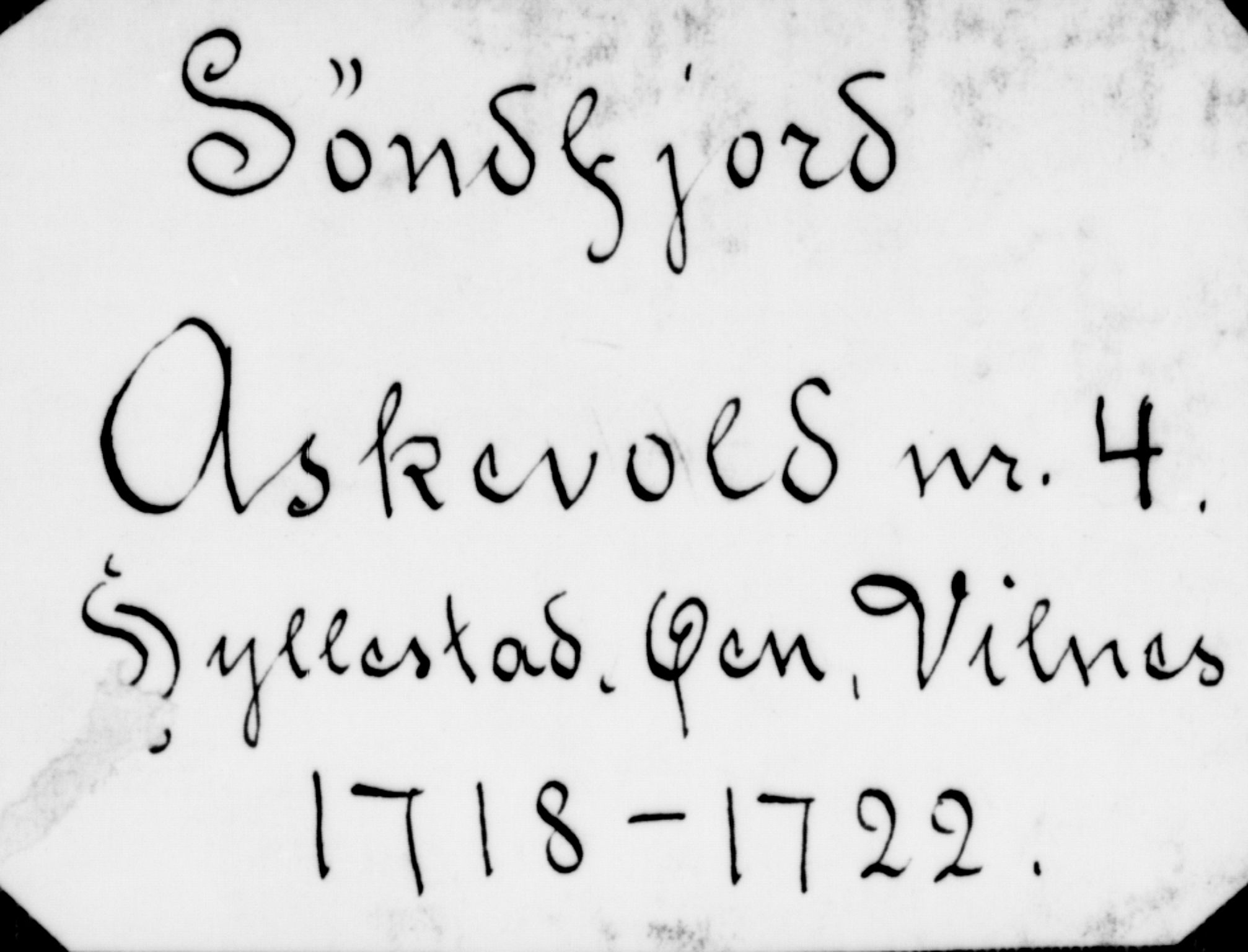 Askvoll sokneprestembete, AV/SAB-A-79501/H/Haa/Haaa/L0004: Parish register (official) no. A 4, 1718-1722