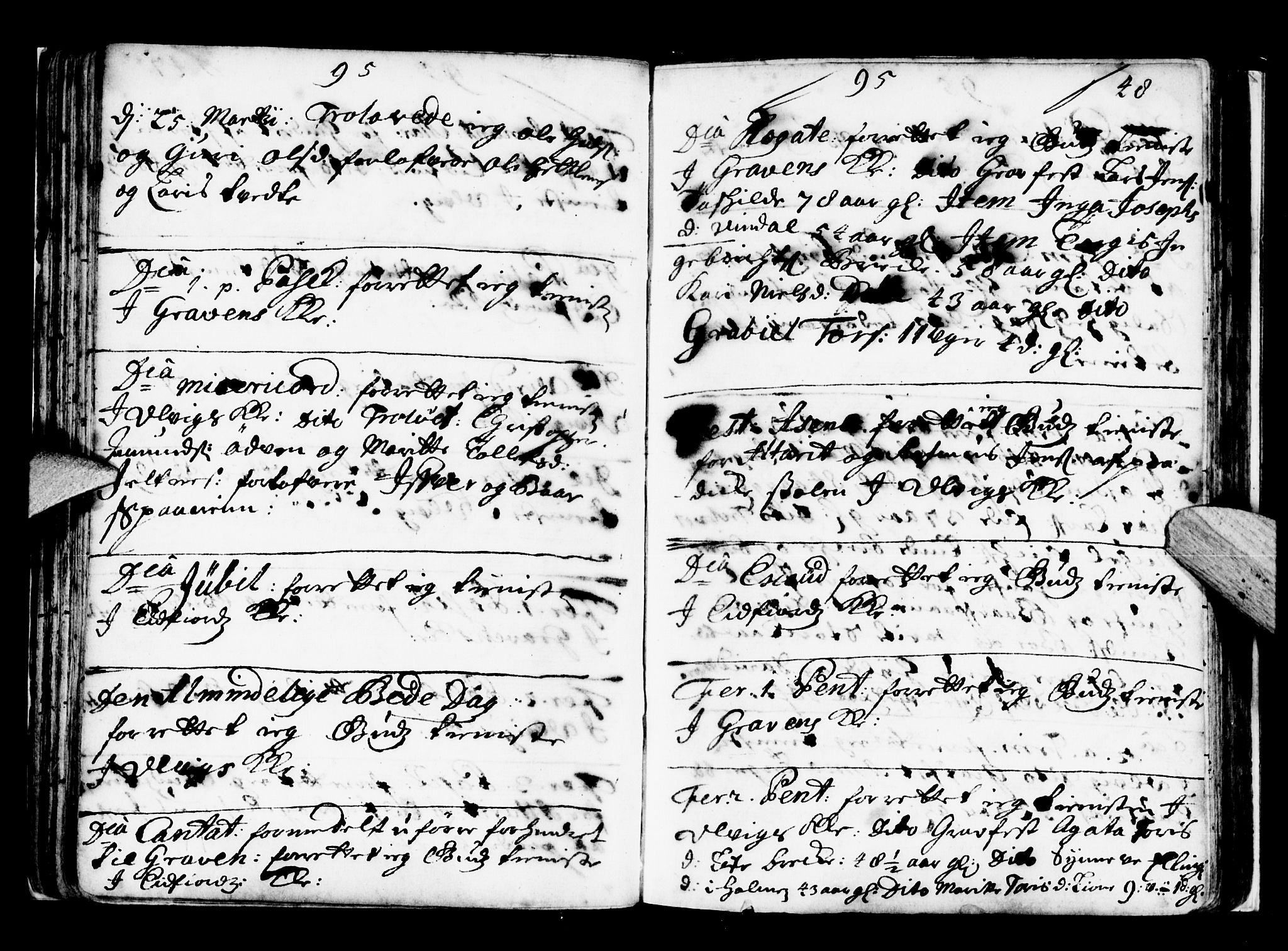 Ulvik sokneprestembete, AV/SAB-A-78801/H/Haa: Parish register (official) no. A 2, 1689-1706, p. 48