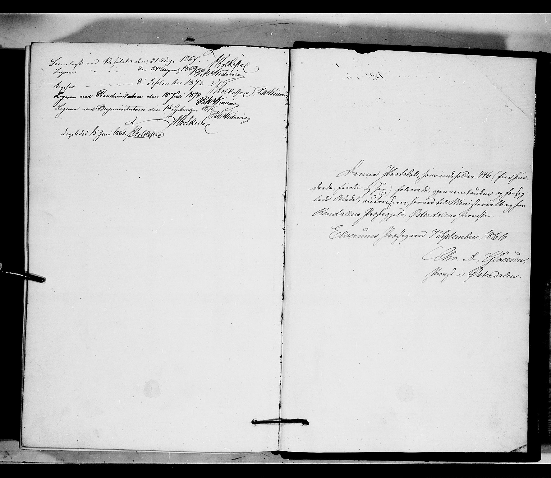 Rendalen prestekontor, SAH/PREST-054/H/Ha/Haa/L0006: Parish register (official) no. 6, 1867-1877