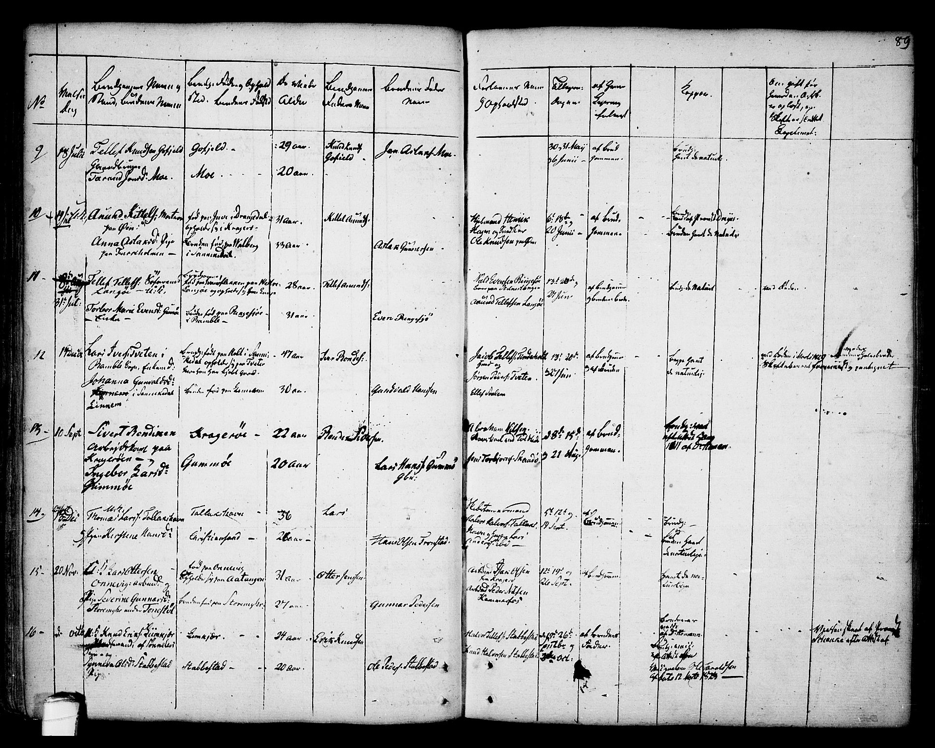 Kragerø kirkebøker, SAKO/A-278/F/Fa/L0002: Parish register (official) no. 2, 1767-1802, p. 89