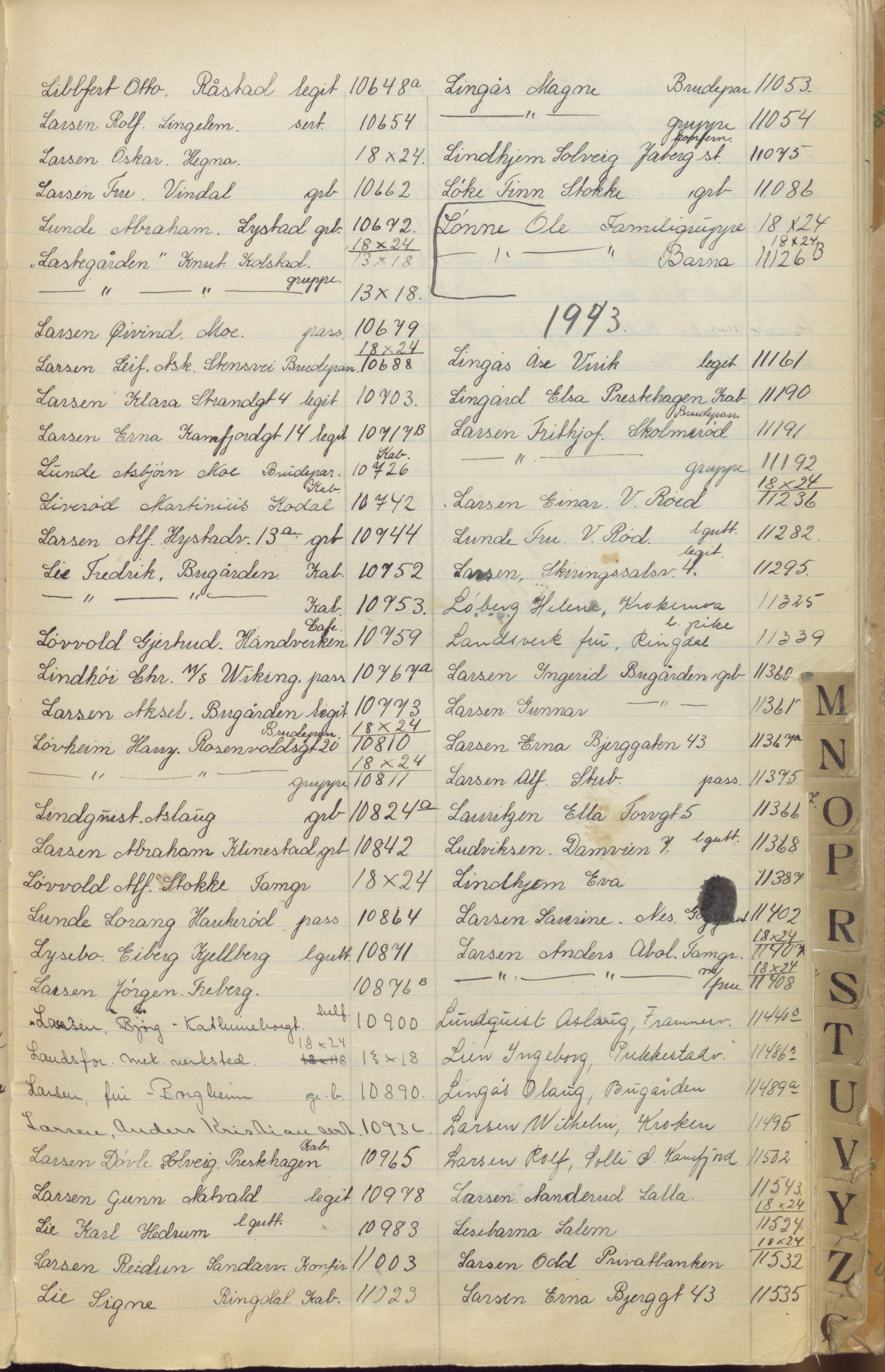 Pa 1494 - Jørgensen, Antonius. Fotograf, VEMU/A-2760/F/Fa, 1927-2004, p. 153