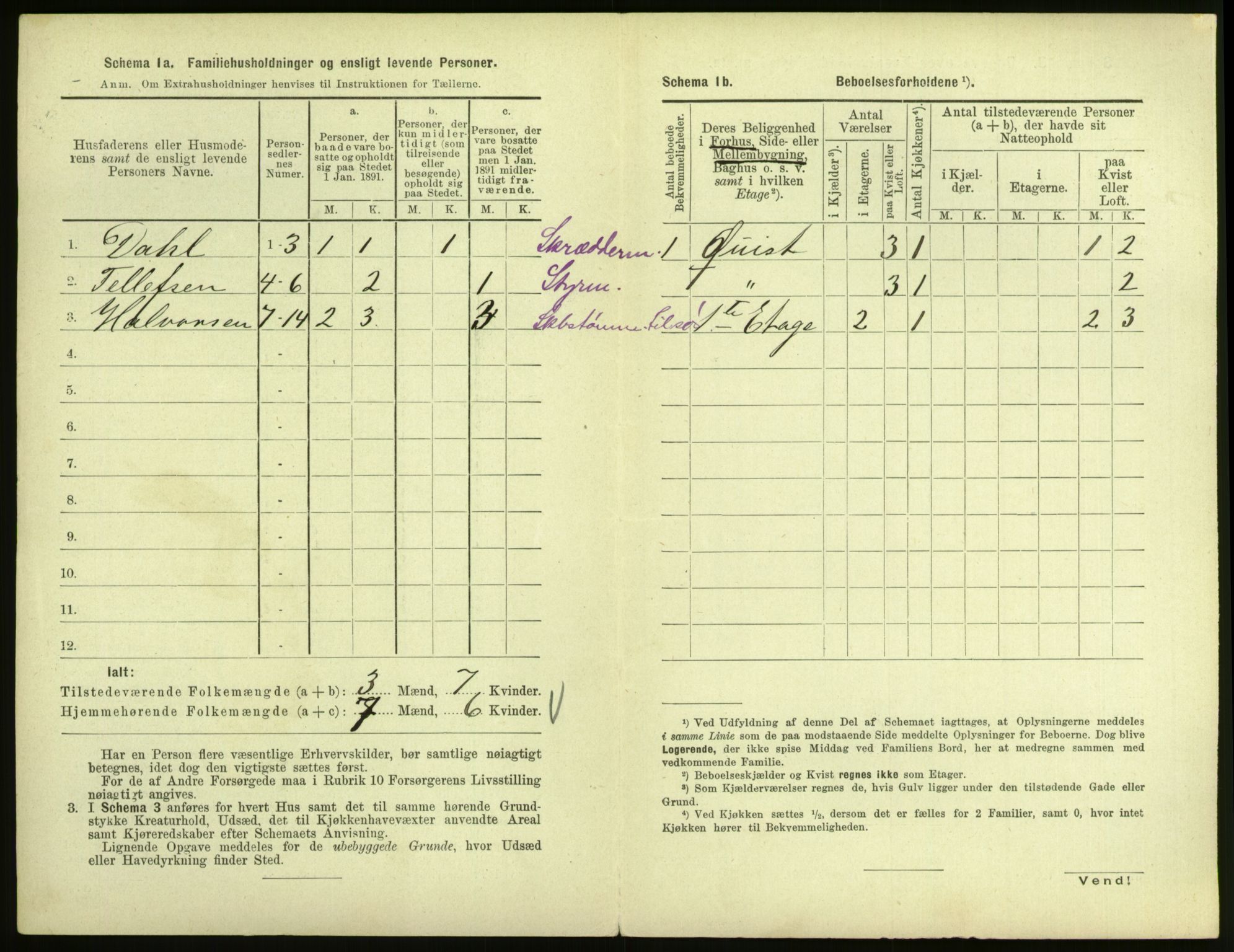 RA, 1891 census for 0904 Grimstad, 1891, p. 703