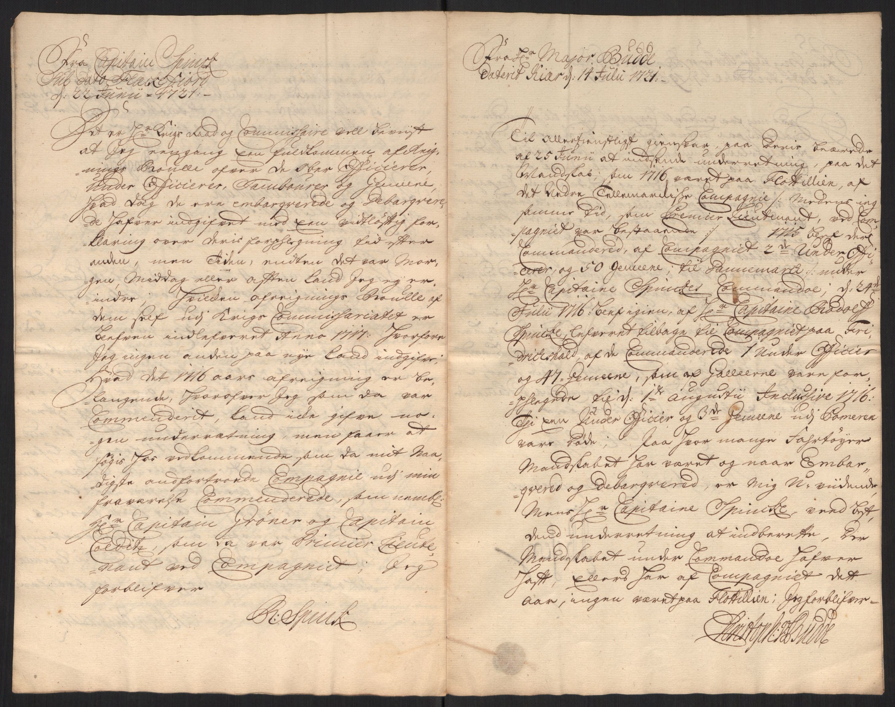 Kommanderende general (KG I) med Det norske krigsdirektorium, AV/RA-EA-5419/D/L0060: Stattholderens, stiftamtmenns og amtmenns brev, 1720-1730, p. 130