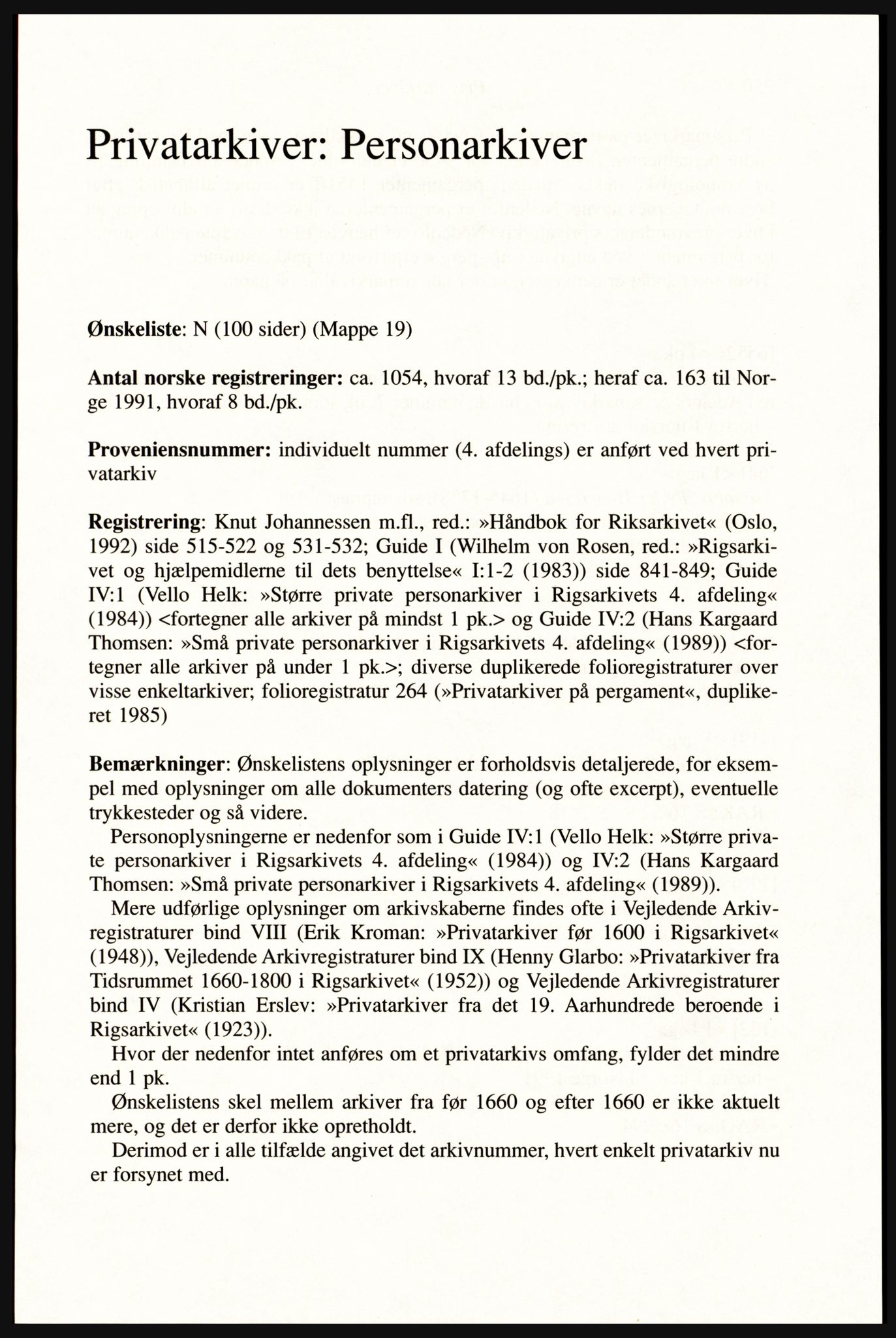 Publikasjoner utgitt av Arkivverket, PUBL/PUBL-001/A/0002: Erik Gøbel: NOREG, Tværregistratur over norgesrelevant materiale i Rigsarkivet i København (2000), 2000, p. 251