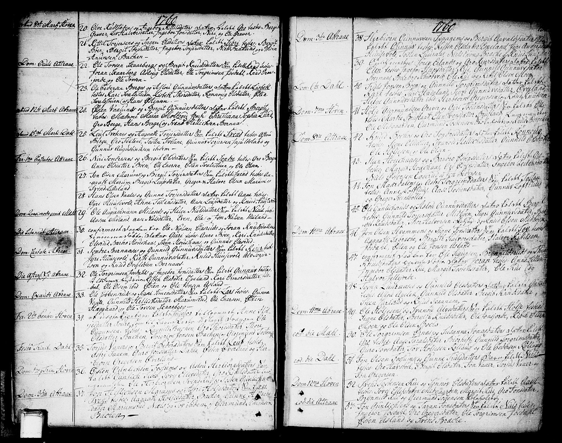 Tinn kirkebøker, SAKO/A-308/F/Fa/L0002: Parish register (official) no. I 2, 1757-1810, p. 14-15
