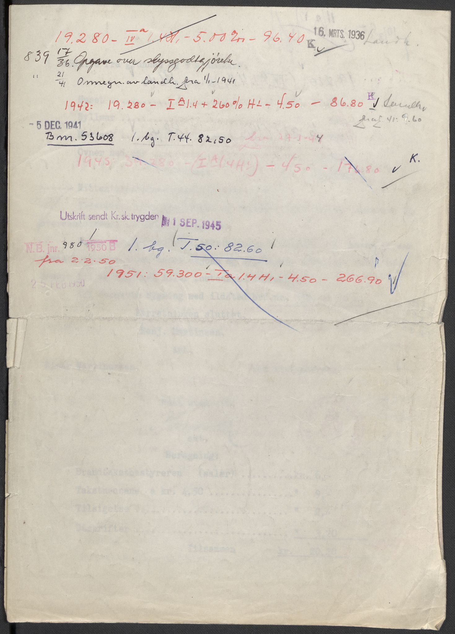 Norges Brannkasse, AV/RA-S-1549/E/Eu/L0019: Branntakster for Vardø by, 1889-1955, p. 40