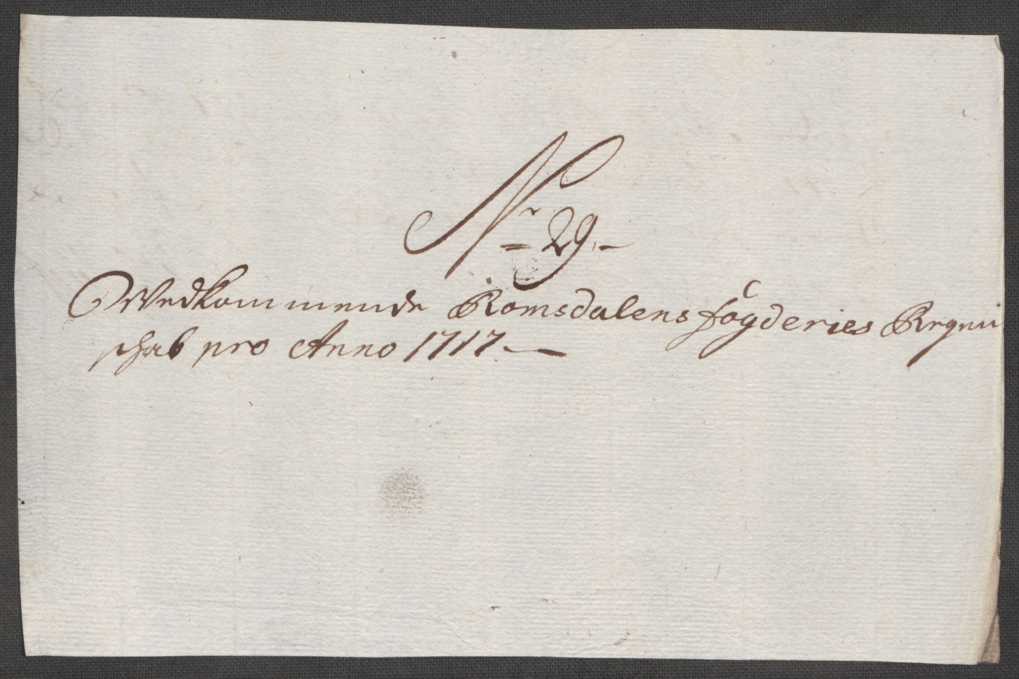 Rentekammeret inntil 1814, Reviderte regnskaper, Fogderegnskap, RA/EA-4092/R55/L3664: Fogderegnskap Romsdal, 1717, p. 182