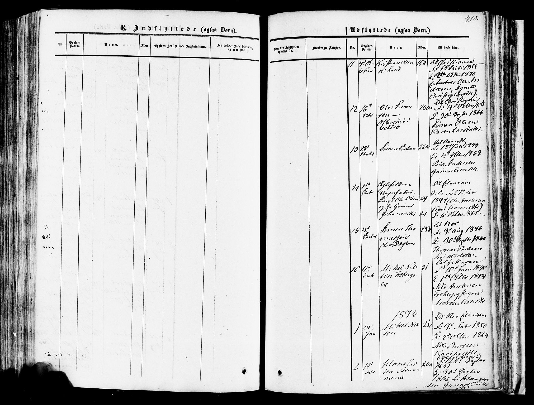 Vang prestekontor, Hedmark, SAH/PREST-008/H/Ha/Haa/L0013: Parish register (official) no. 13, 1855-1879, p. 410