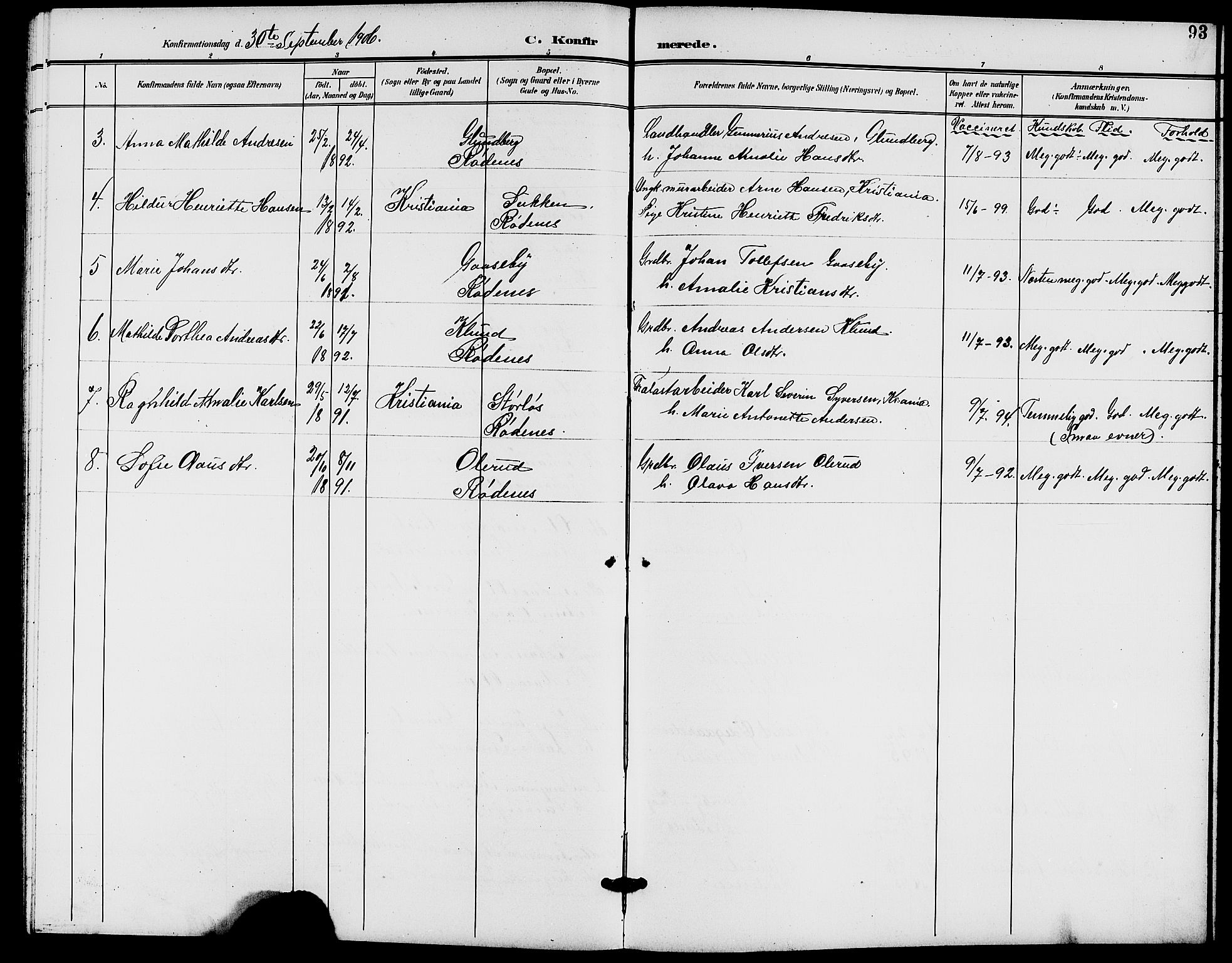 Rødenes prestekontor Kirkebøker, AV/SAO-A-2005/G/Ga/L0002: Parish register (copy) no. I 2, 1901-1910, p. 93