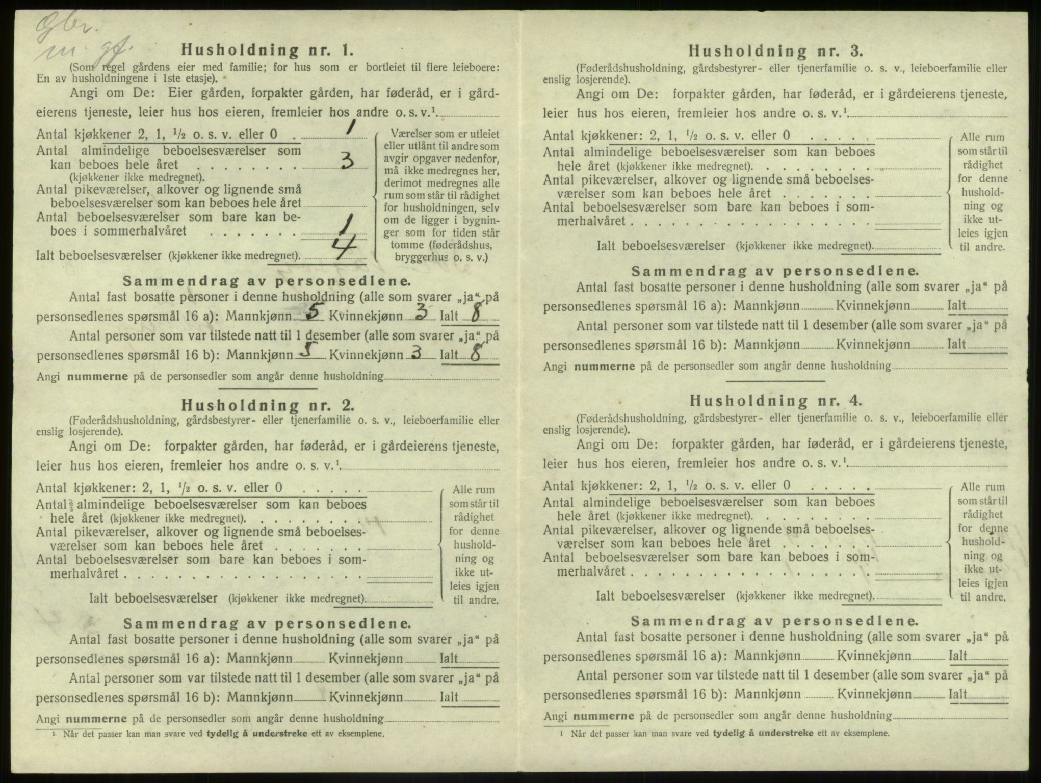 SAB, 1920 census for Sør-Vågsøy, 1920, p. 537