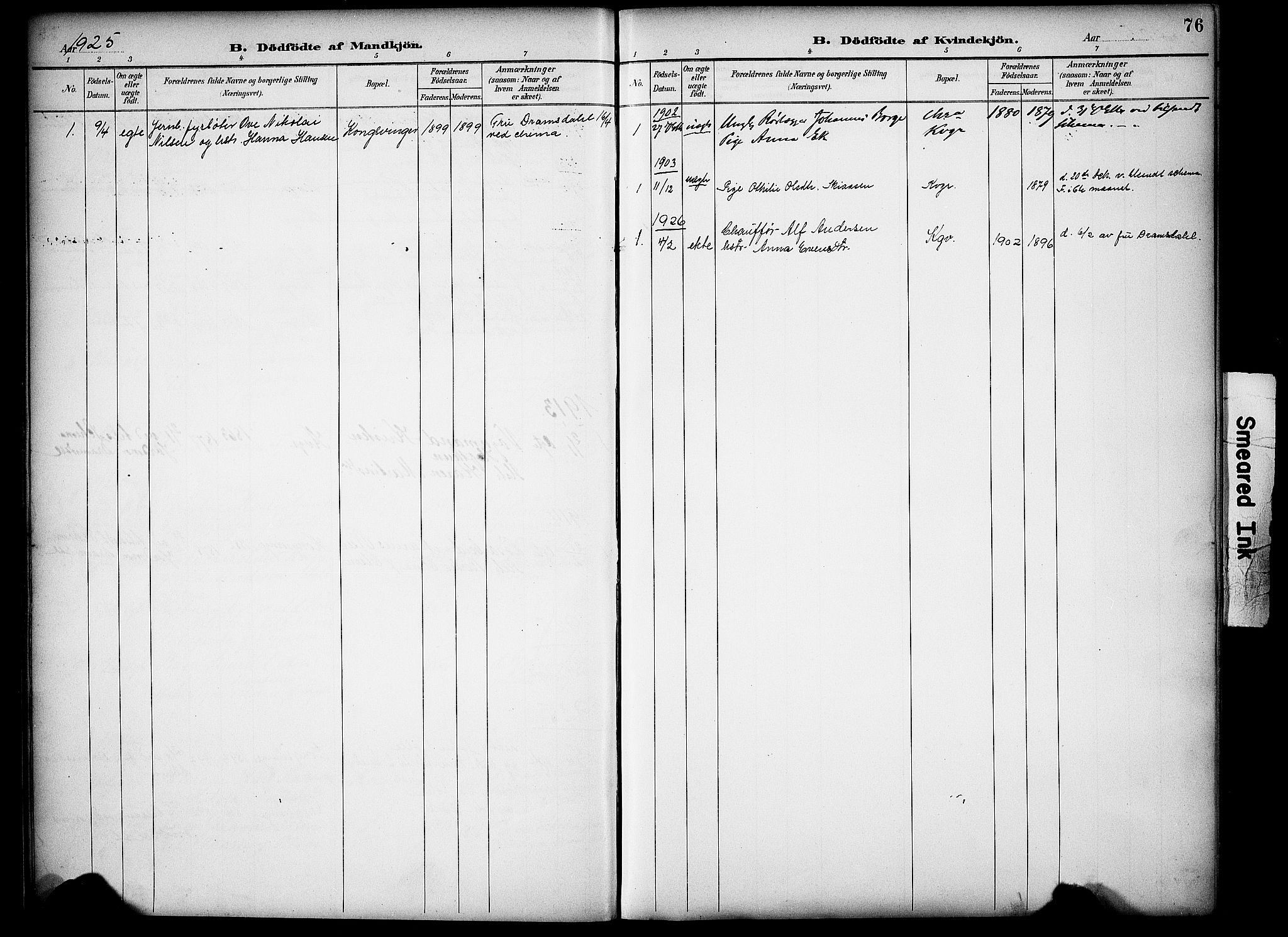Vinger prestekontor, SAH/PREST-024/H/Ha/Haa/L0016: Parish register (official) no. 16, 1898-1920, p. 76