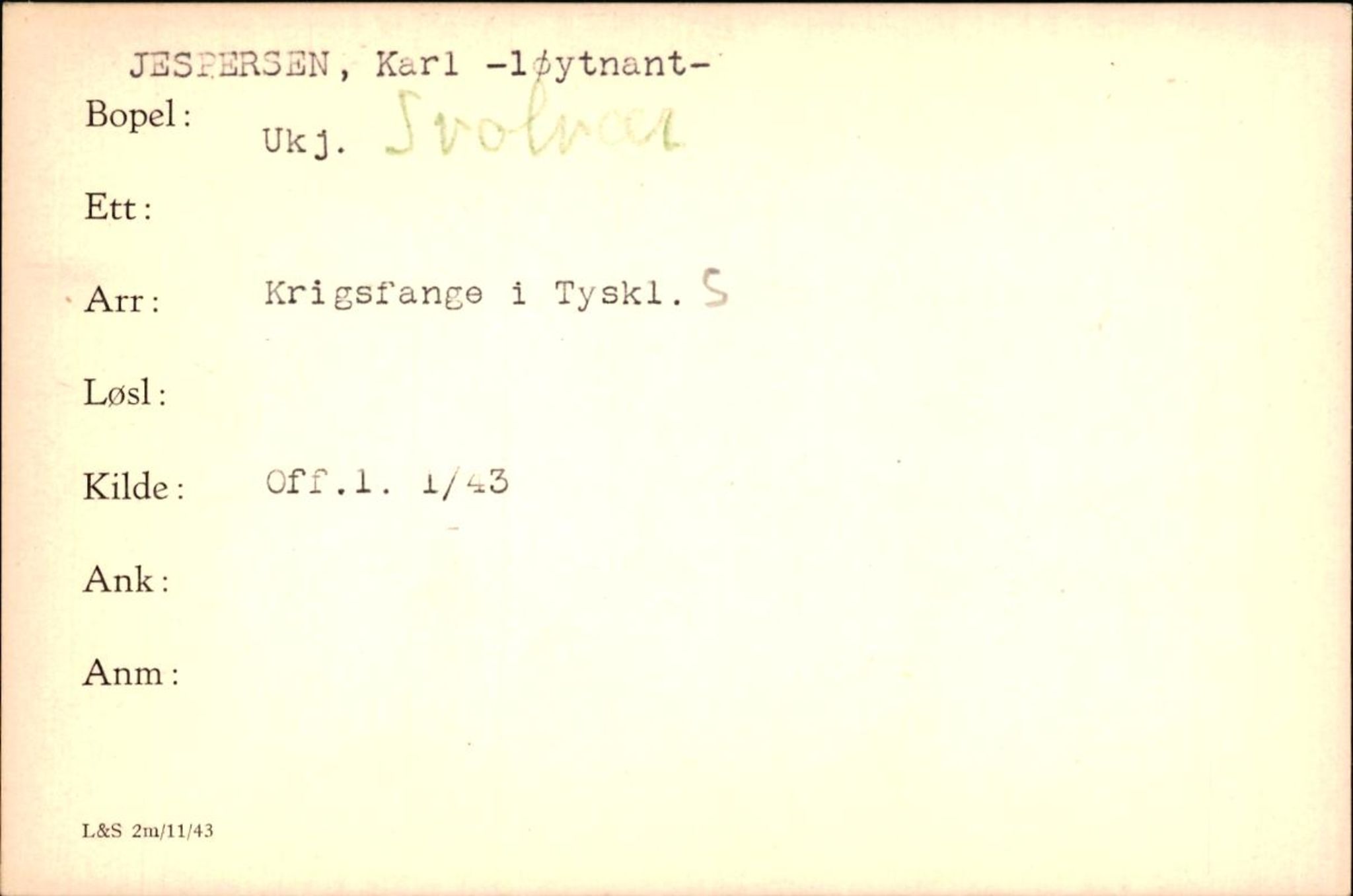 Forsvaret, Forsvarets krigshistoriske avdeling, RA/RAFA-2017/Y/Yf/L0200: II-C-11-2102  -  Norske krigsfanger i Tyskland, 1940-1945, p. 520