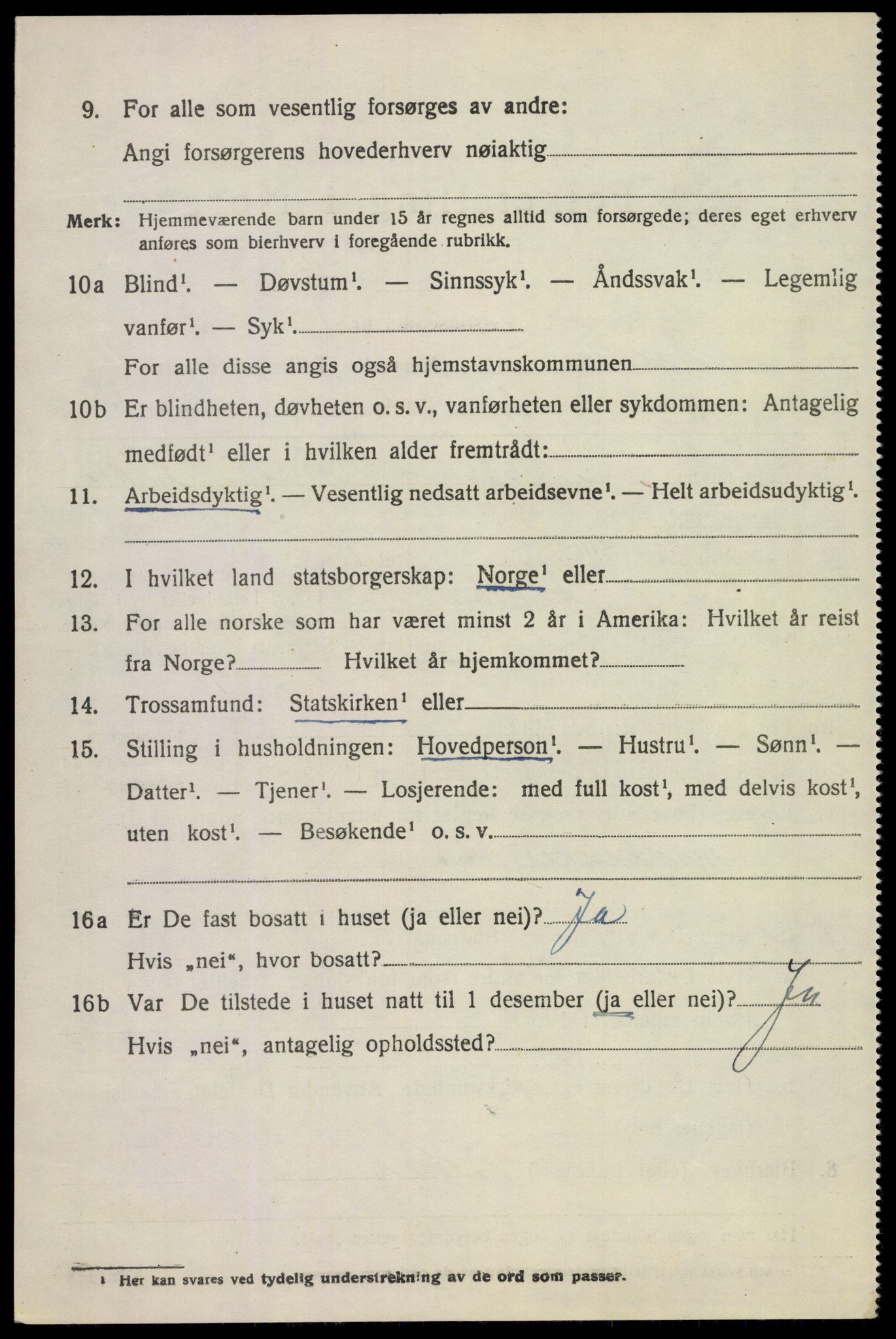 SAKO, 1920 census for Andebu, 1920, p. 2243