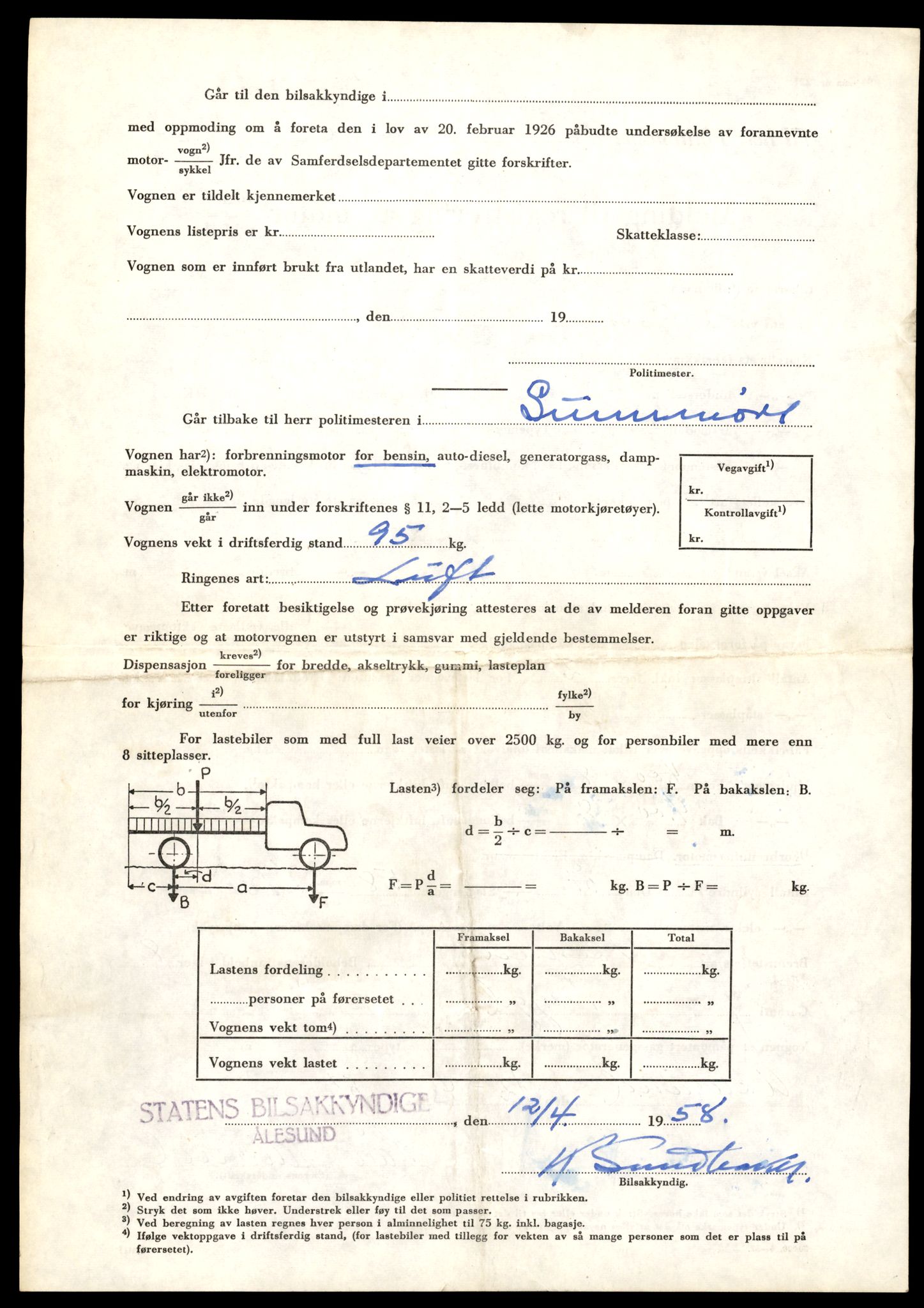 Møre og Romsdal vegkontor - Ålesund trafikkstasjon, SAT/A-4099/F/Fe/L0041: Registreringskort for kjøretøy T 13710 - T 13905, 1927-1998, p. 206