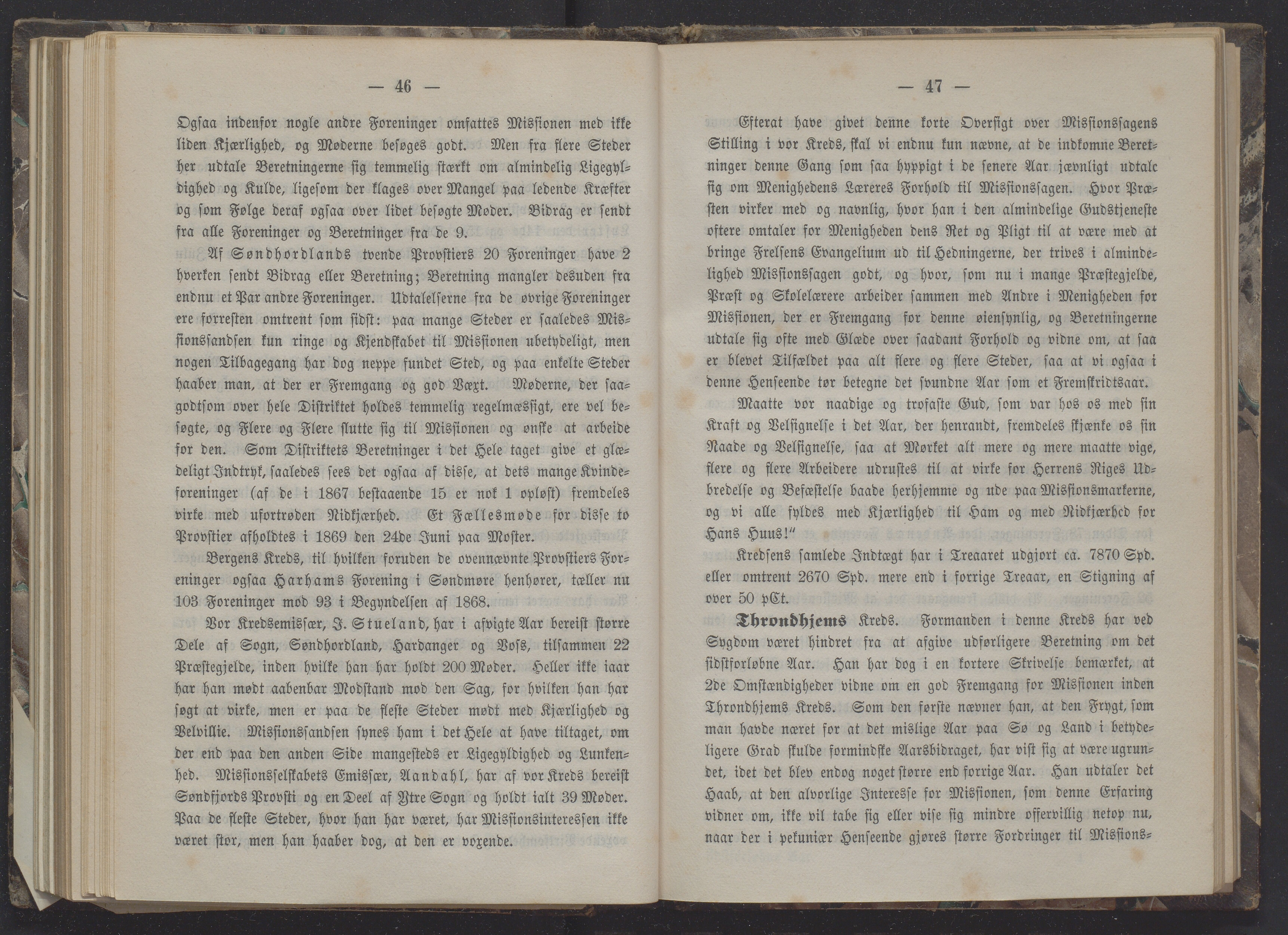 Det Norske Misjonsselskap - hovedadministrasjonen, VID/MA-A-1045/D/Db/Dba/L0337/0009: Beretninger, Bøker, Skrifter o.l   / Årsberetninger 28 , 1870, p. 46-47