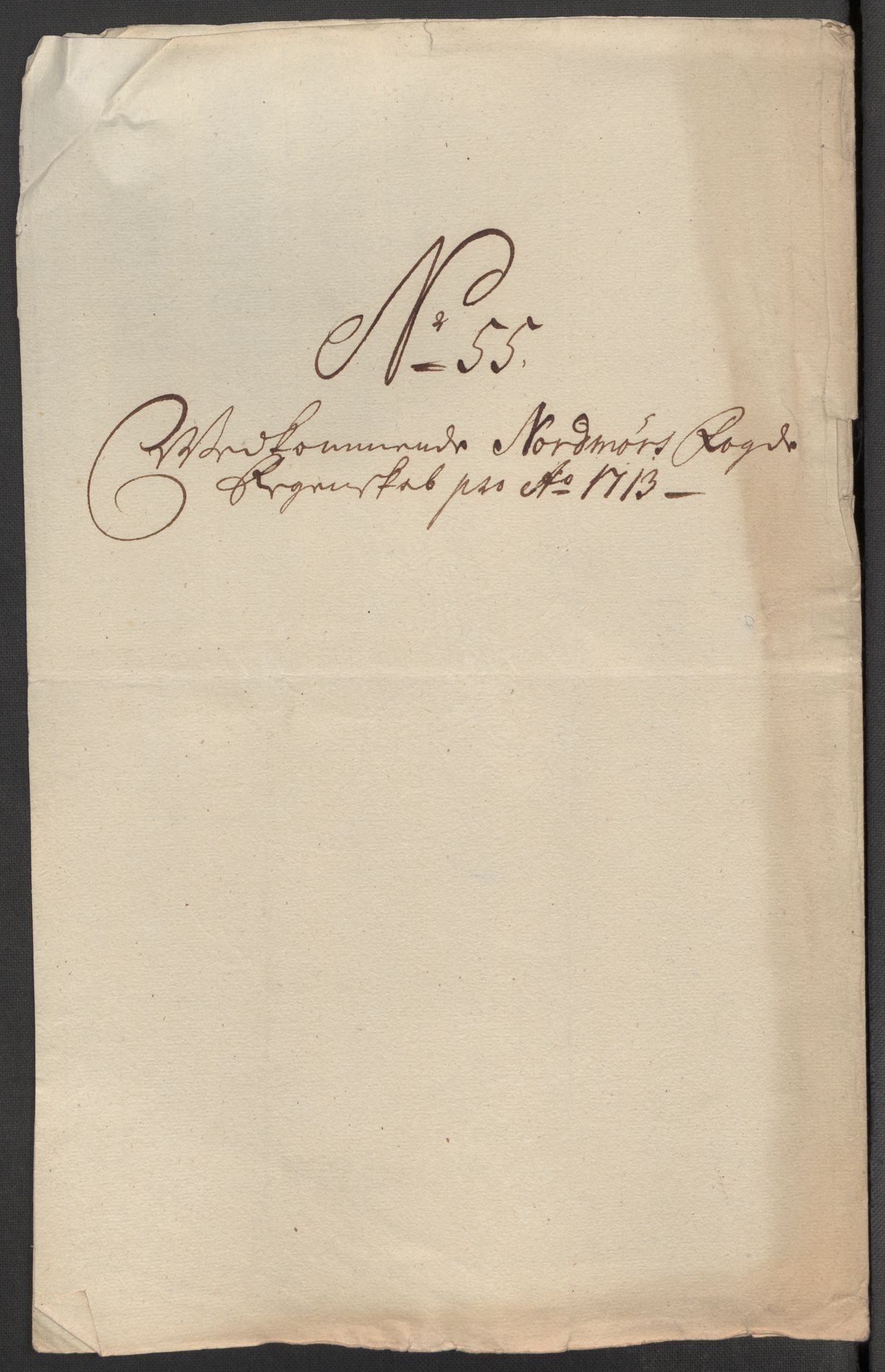 Rentekammeret inntil 1814, Reviderte regnskaper, Fogderegnskap, AV/RA-EA-4092/R56/L3747: Fogderegnskap Nordmøre, 1713, p. 283