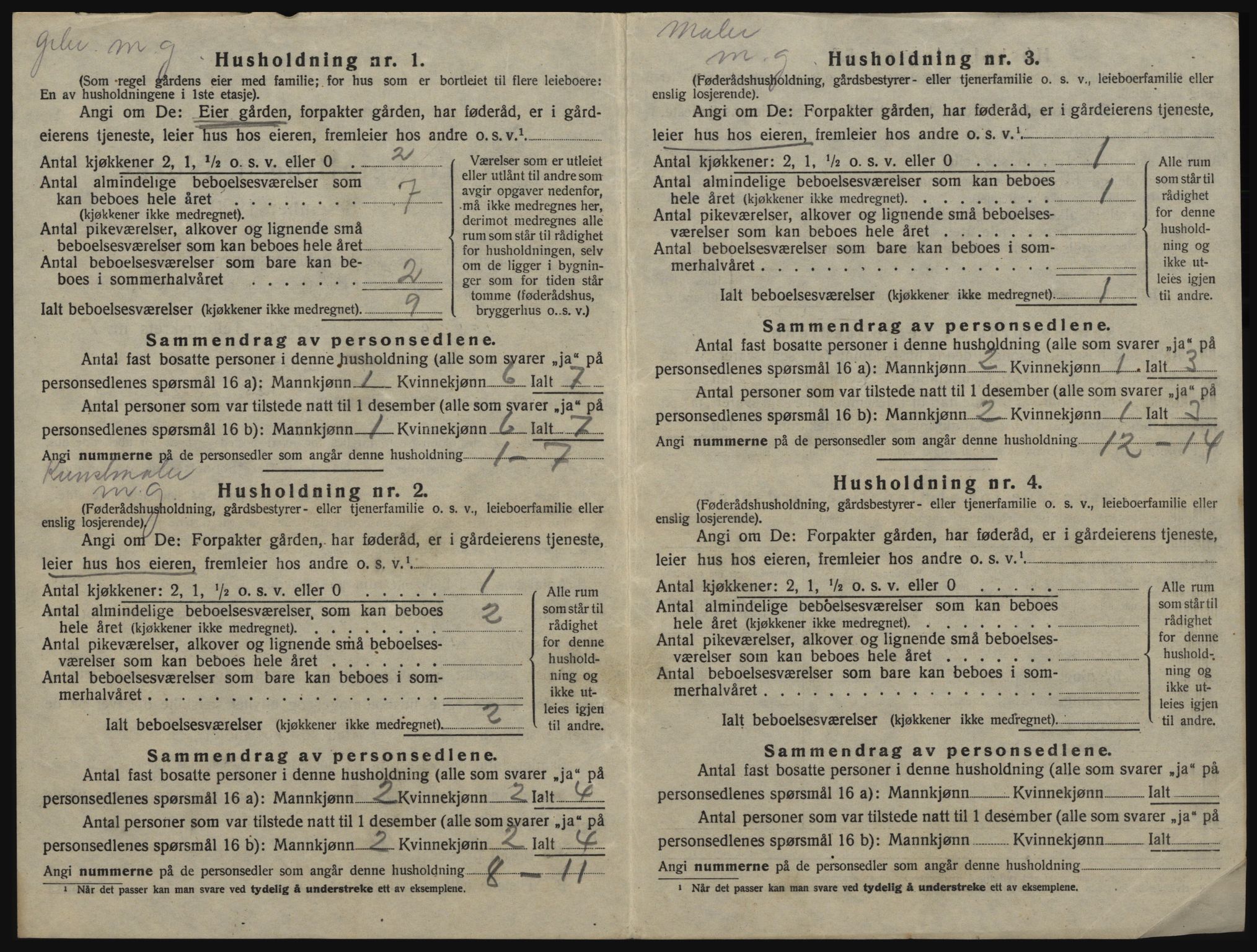 SAO, 1920 census for Asker, 1920, p. 2295