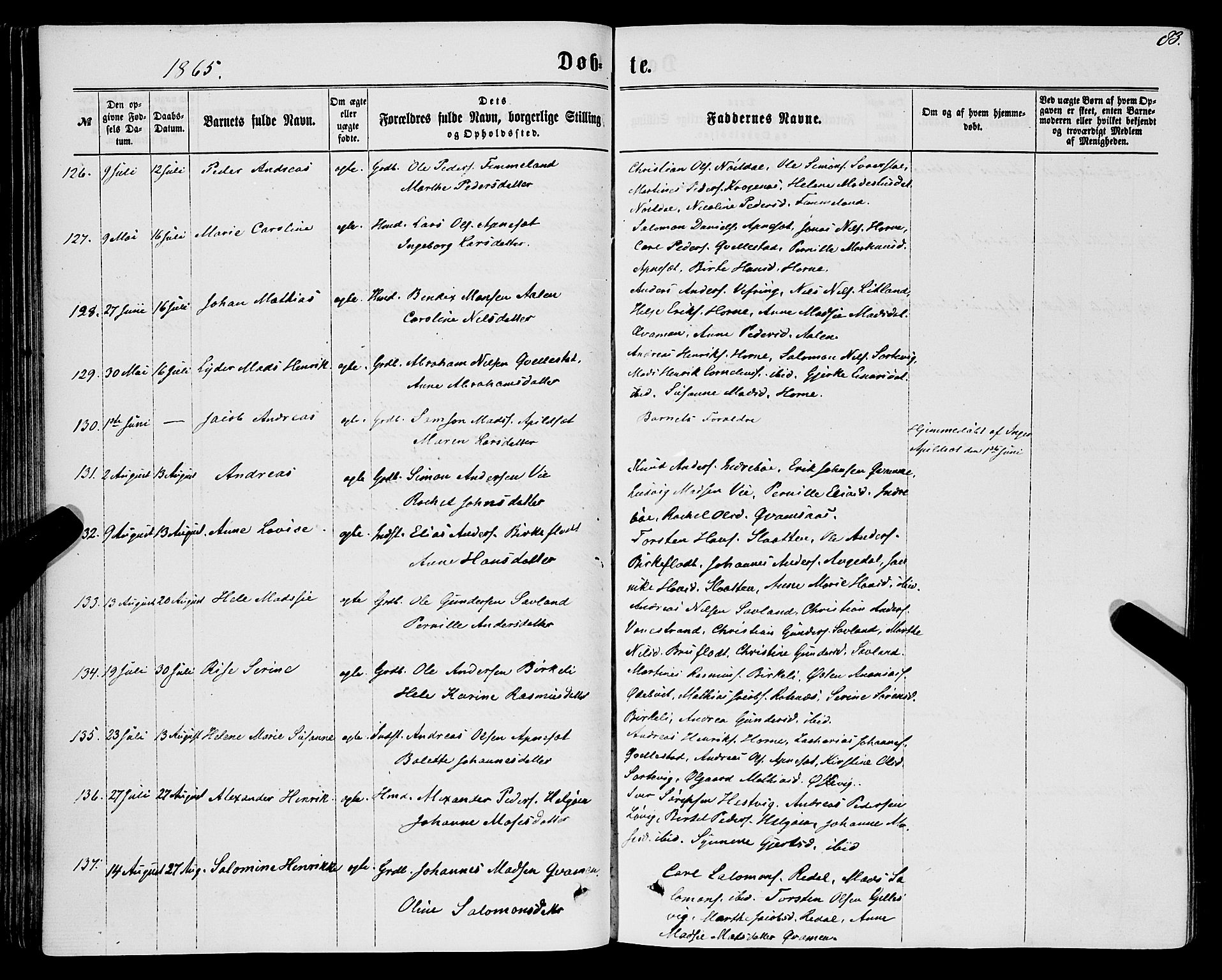 Førde sokneprestembete, AV/SAB-A-79901/H/Haa/Haaa/L0009: Parish register (official) no. A 9, 1861-1877, p. 83