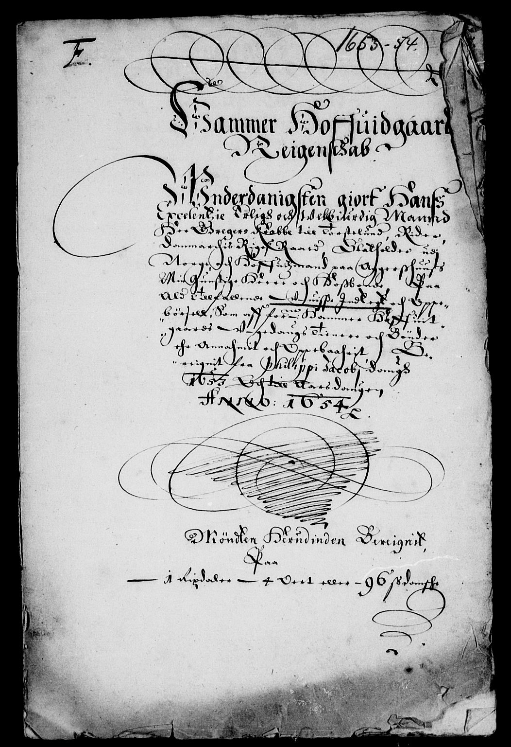 Rentekammeret inntil 1814, Reviderte regnskaper, Lensregnskaper, RA/EA-5023/R/Rb/Rba/L0216: Akershus len, 1653-1654