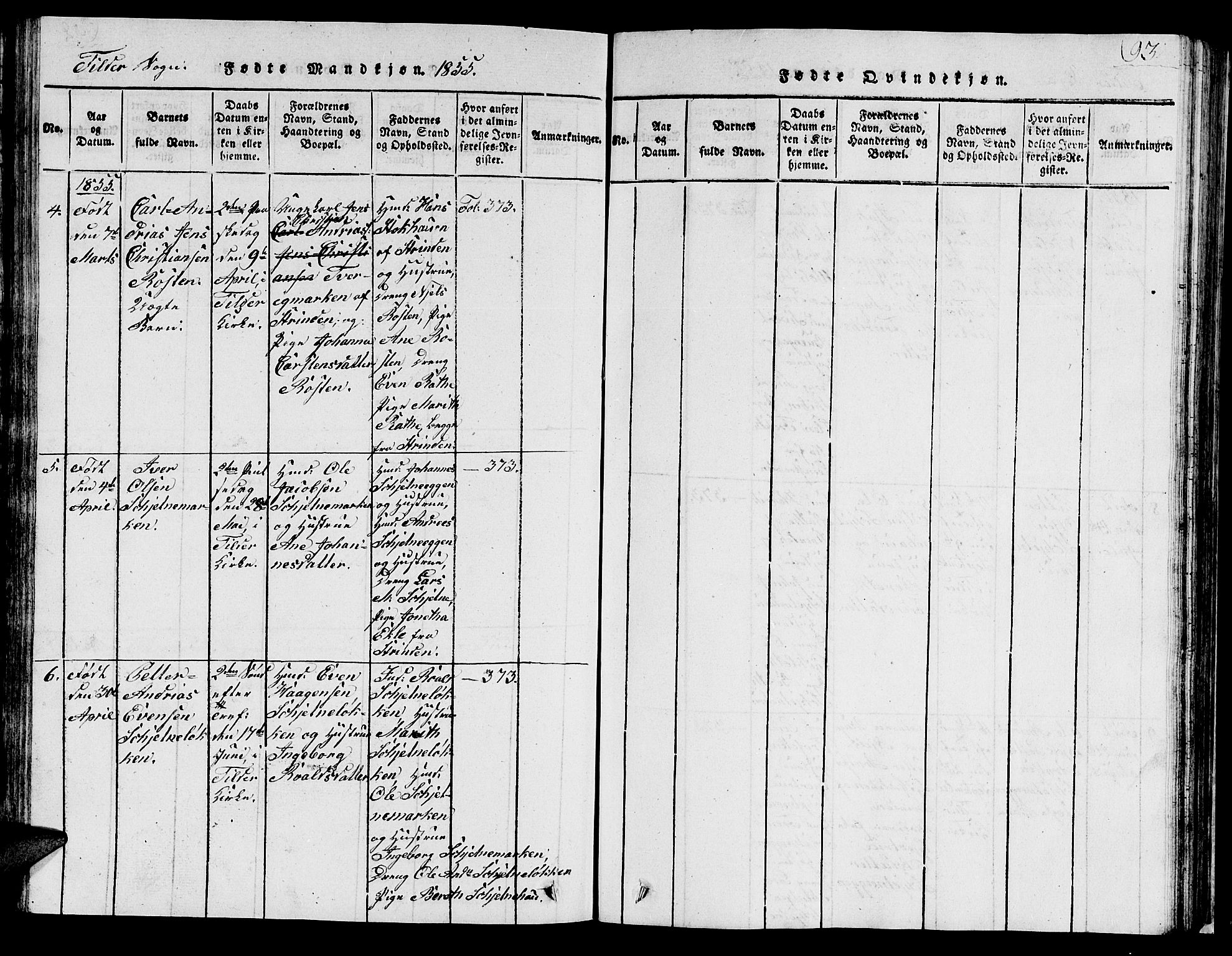 Ministerialprotokoller, klokkerbøker og fødselsregistre - Sør-Trøndelag, AV/SAT-A-1456/621/L0458: Parish register (copy) no. 621C01, 1816-1865, p. 93