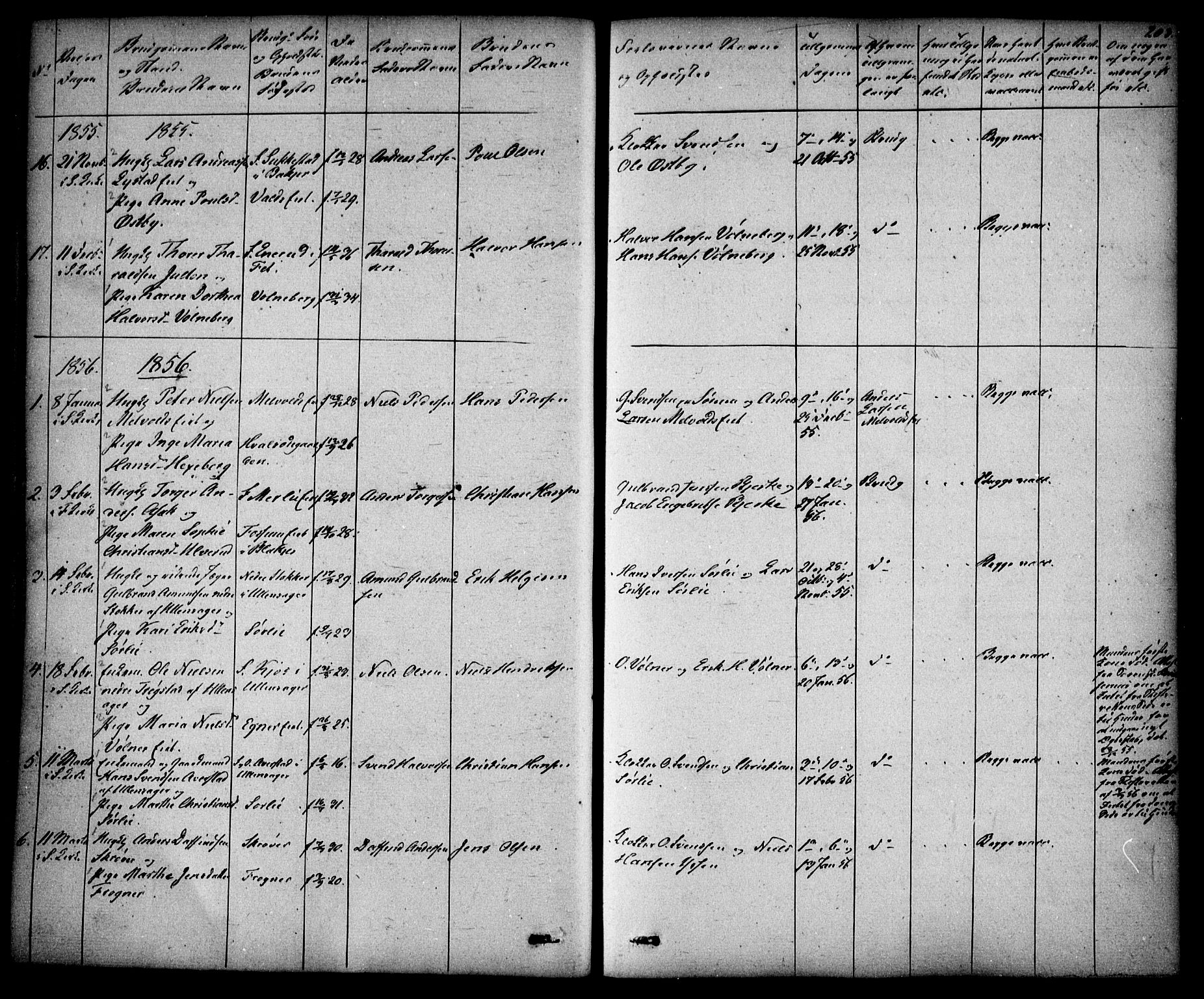 Sørum prestekontor Kirkebøker, AV/SAO-A-10303/F/Fa/L0005: Parish register (official) no. I 5, 1846-1863, p. 204