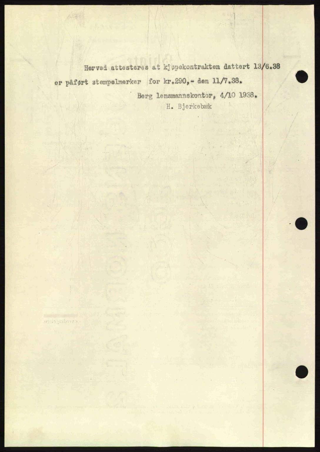 Idd og Marker sorenskriveri, AV/SAO-A-10283/G/Gb/Gbb/L0002: Mortgage book no. A2, 1937-1938, Diary no: : 1182/1938