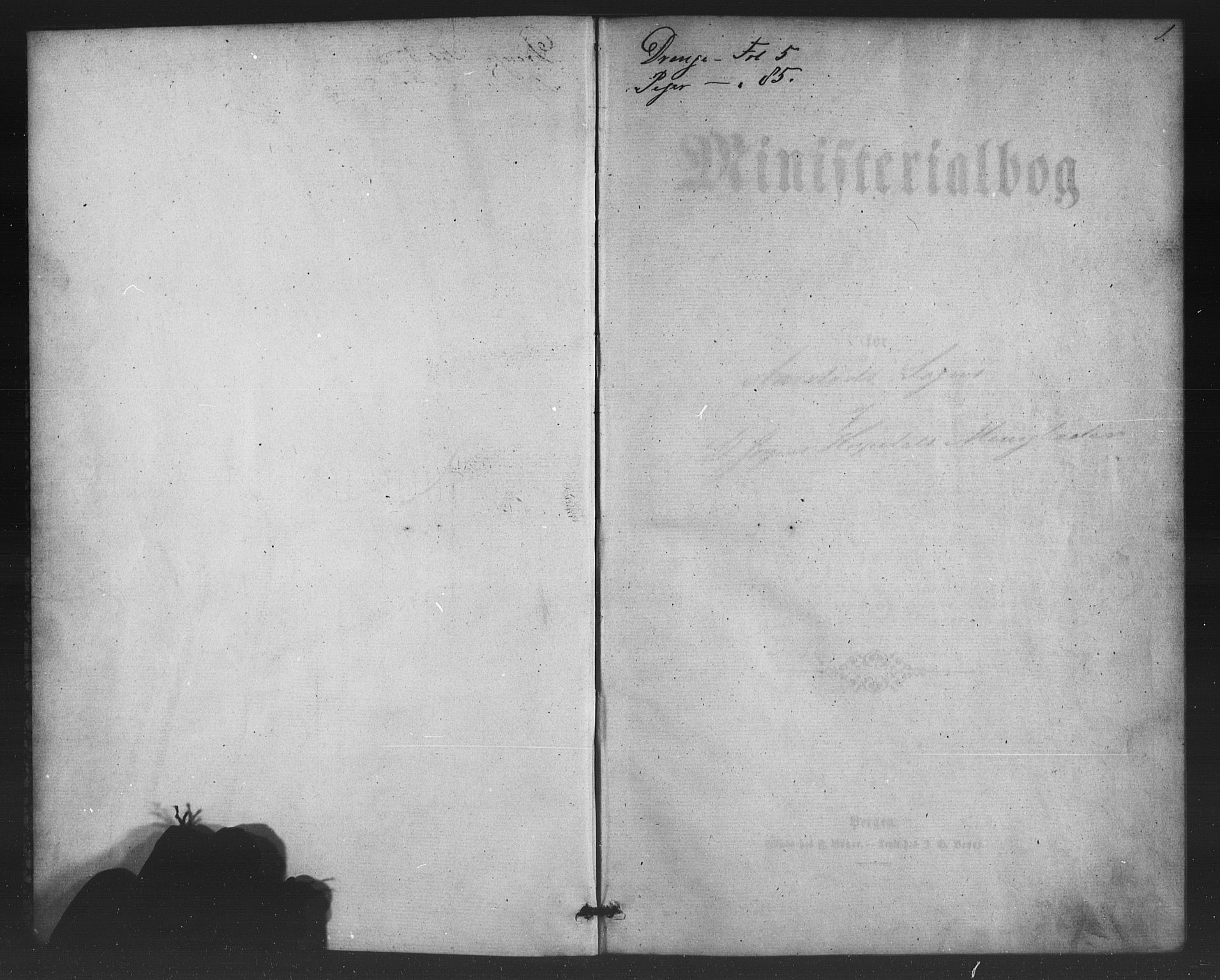St. Jørgens hospital og Årstad sokneprestembete, SAB/A-99934: Parish register (copy) no. A 3, 1863-1872, p. 1