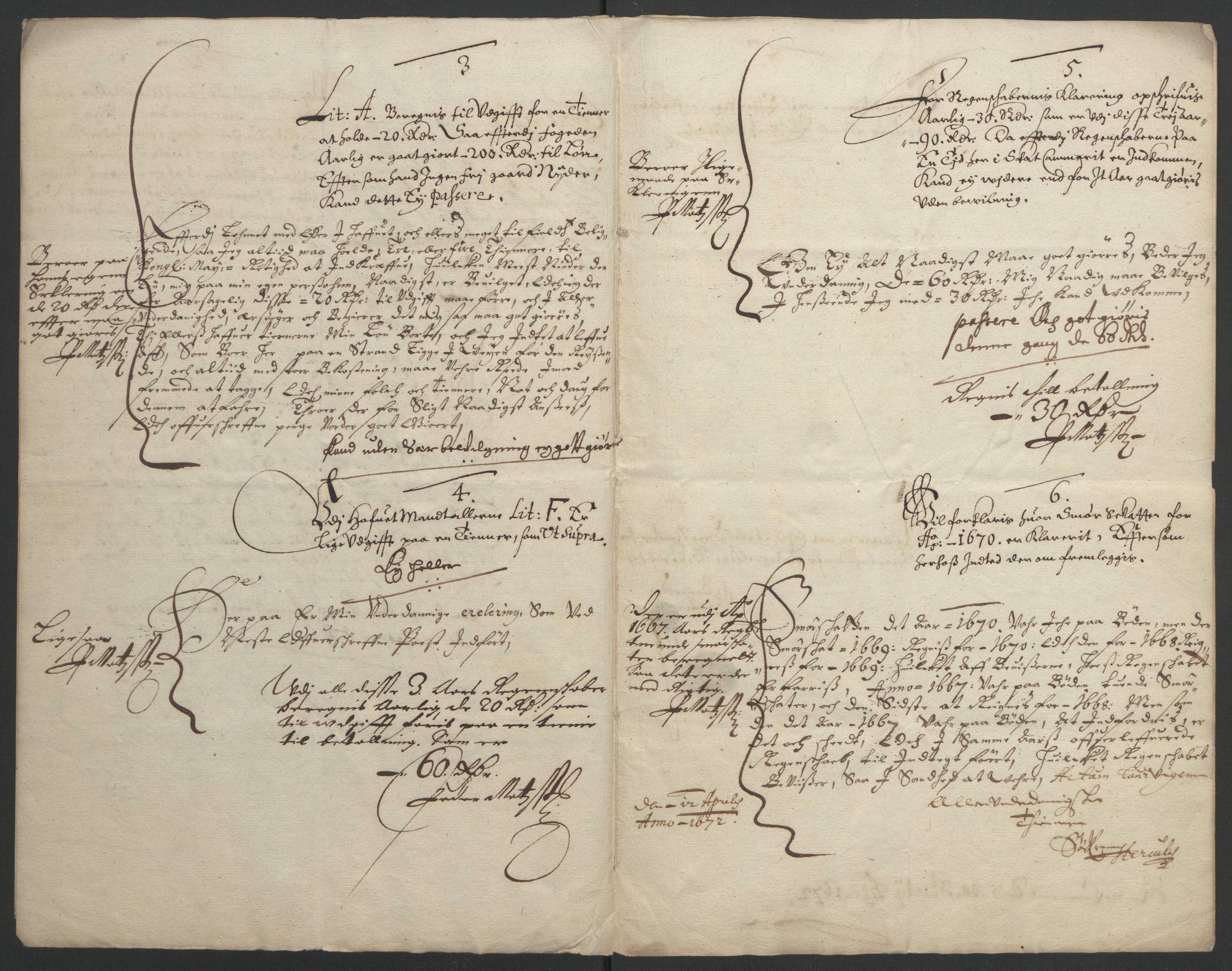 Rentekammeret inntil 1814, Reviderte regnskaper, Fogderegnskap, AV/RA-EA-4092/R33/L1965: Fogderegnskap Larvik grevskap, 1669-1670, p. 255