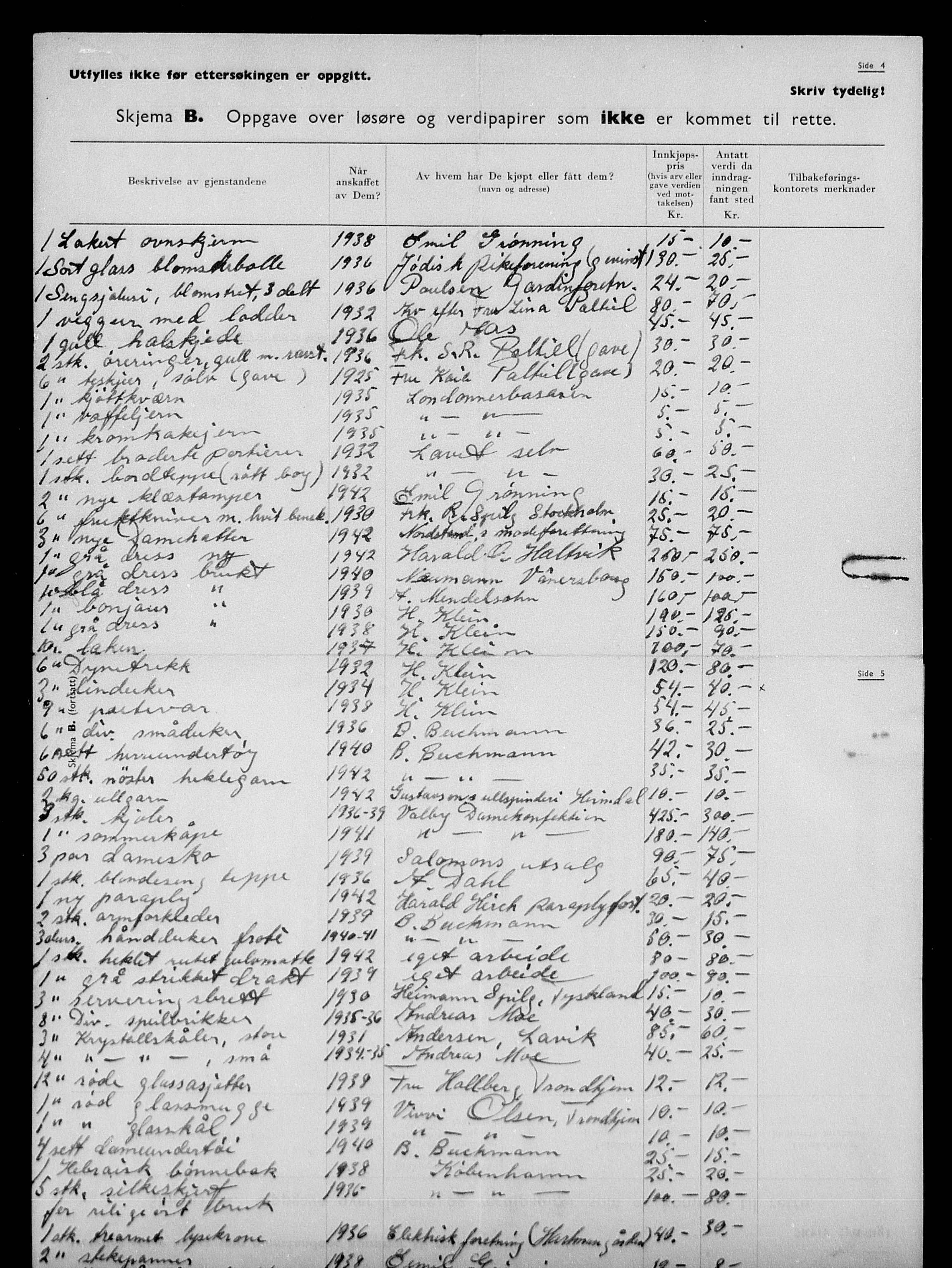 Justisdepartementet, Tilbakeføringskontoret for inndratte formuer, AV/RA-S-1564/H/Hc/Hcb/L0915: --, 1945-1947, p. 93