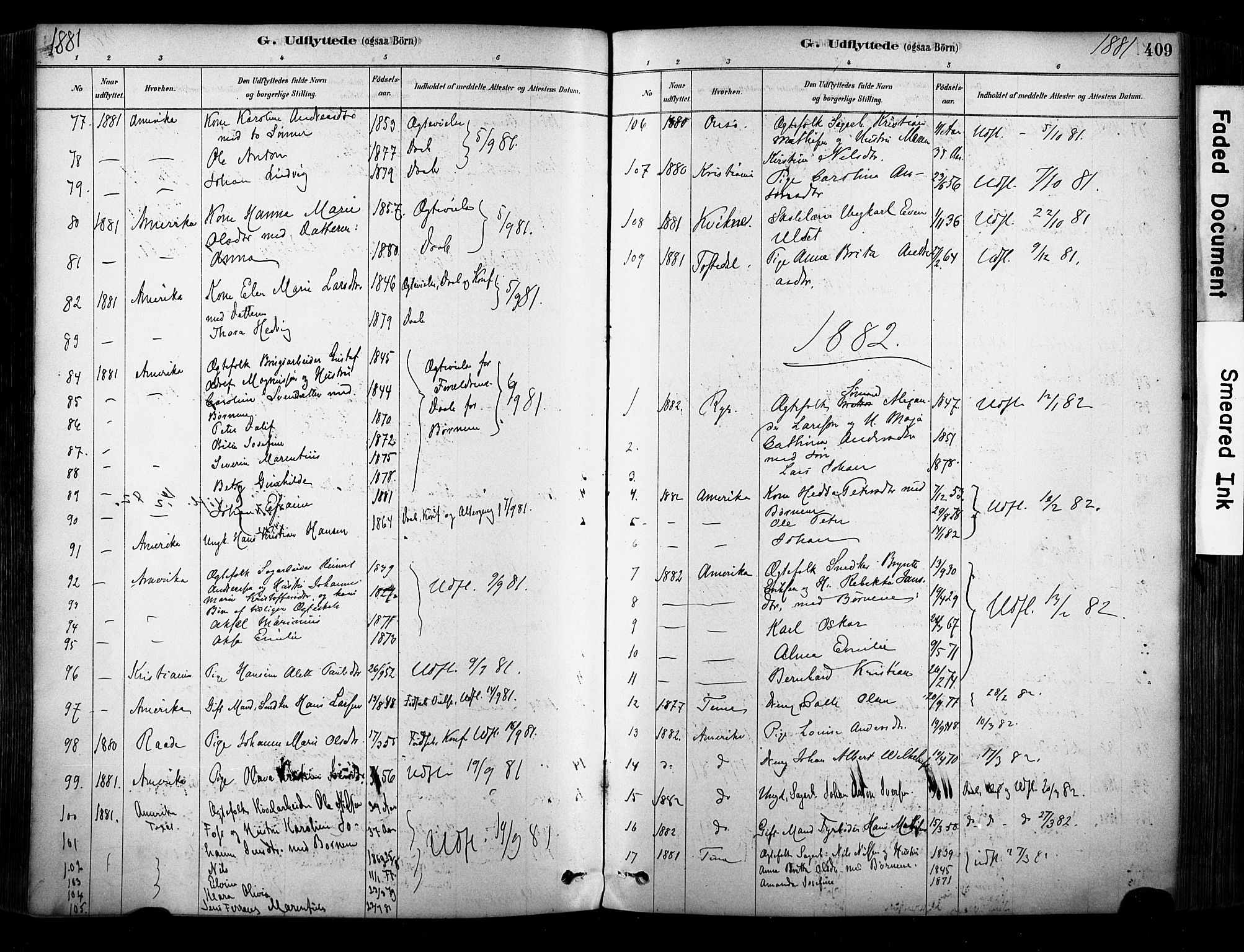 Glemmen prestekontor Kirkebøker, AV/SAO-A-10908/F/Fa/L0012: Parish register (official) no. 12, 1878-1973, p. 409