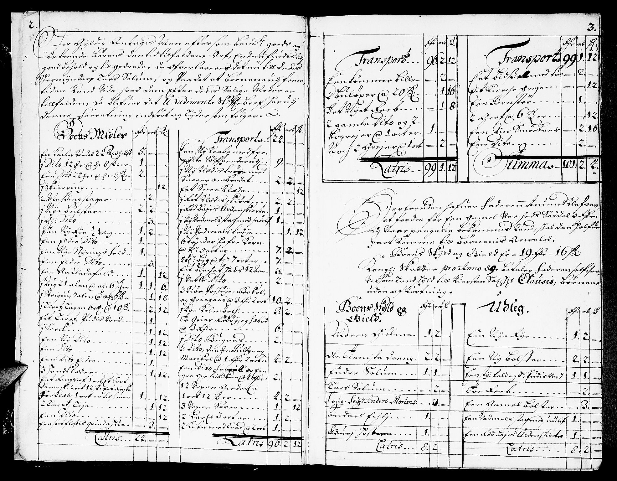 Orkdal sorenskriveri, AV/SAT-A-4169/1/3/3Aa/L0002: Skifteprotokoller, 1689-1696, p. 2-3