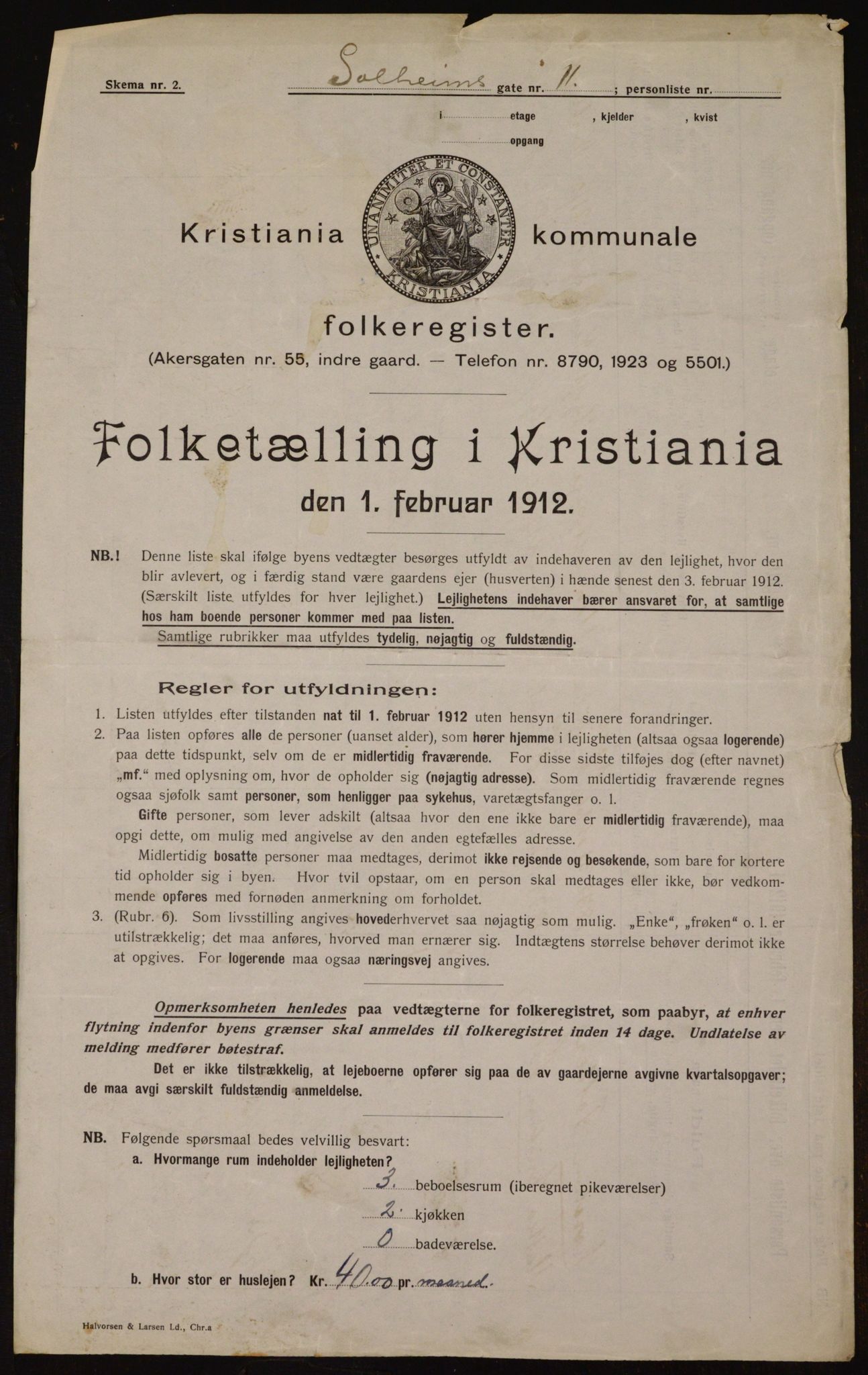 OBA, Municipal Census 1912 for Kristiania, 1912, p. 99933