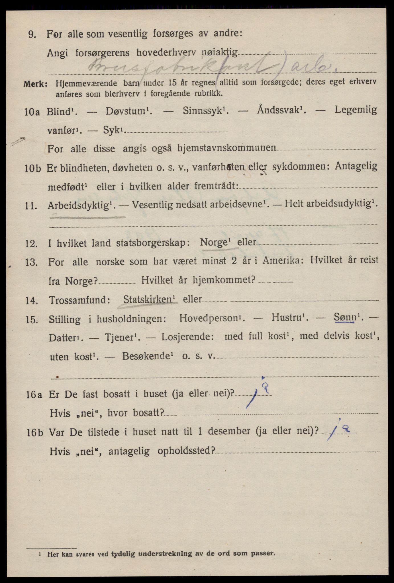 SAT, 1920 census for Molde, 1920, p. 8238