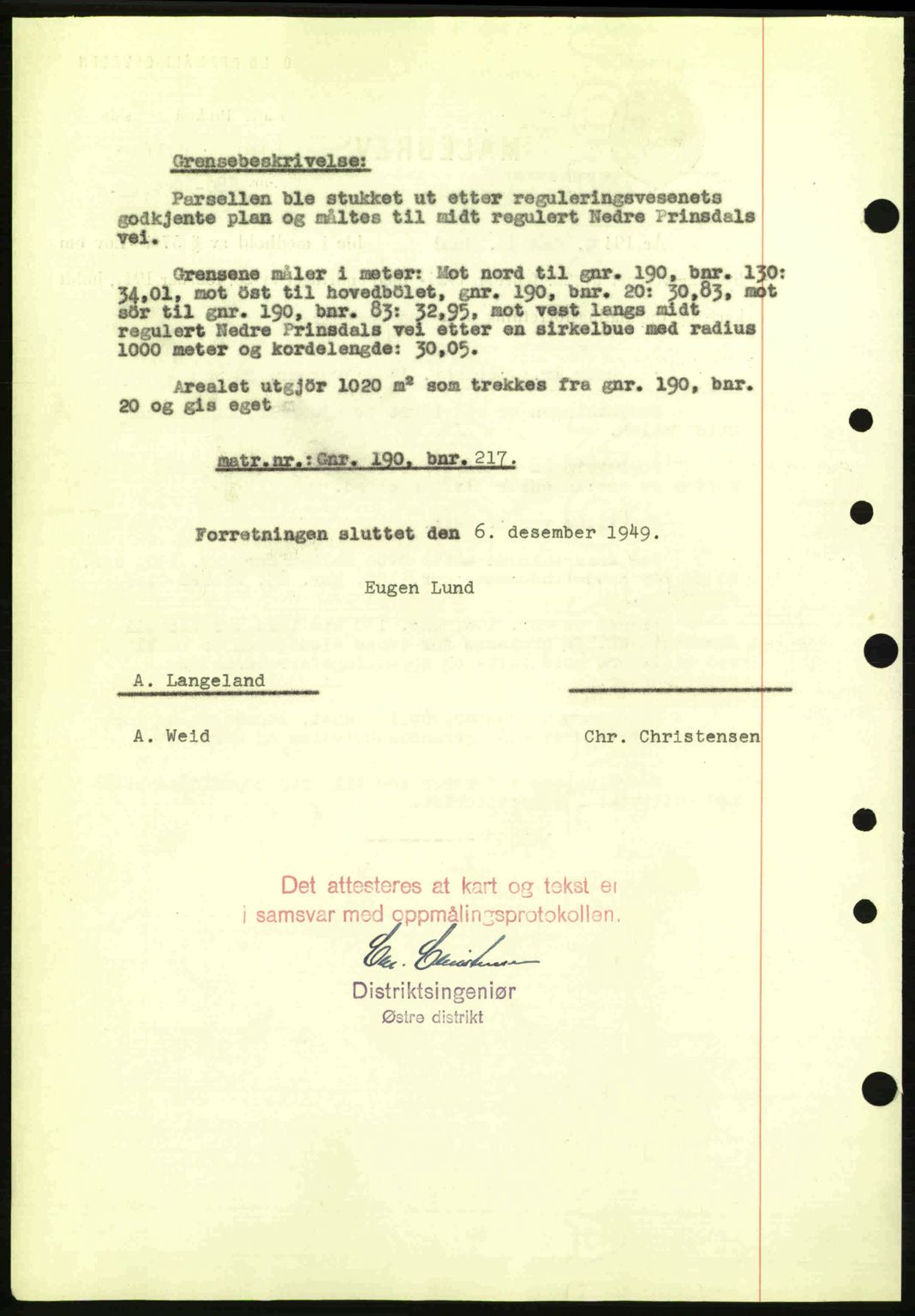 Oslo byskriverembete, AV/SAO-A-10227/G/Gb/Gbd/Gbda/L0017: Mortgage book no. A215, 1949-1950, Diary no: : 14793/1949