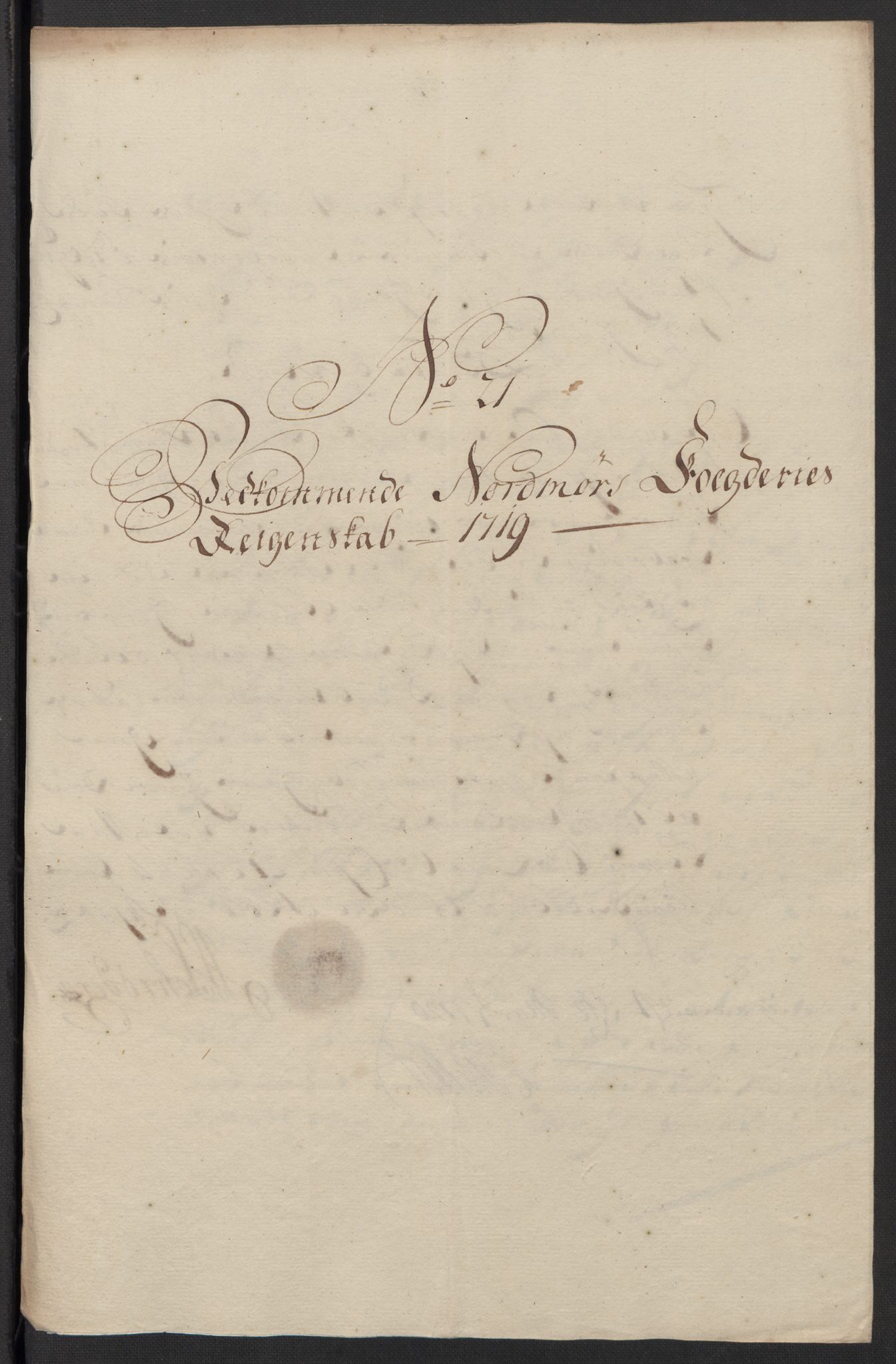 Rentekammeret inntil 1814, Reviderte regnskaper, Fogderegnskap, AV/RA-EA-4092/R56/L3752: Fogderegnskap Nordmøre, 1719, p. 183