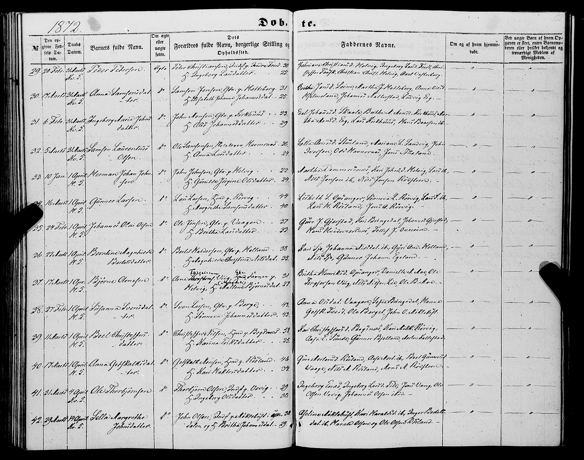 Kvinnherad sokneprestembete, SAB/A-76401/H/Haa: Parish register (official) no. A 8, 1854-1872, p. 120