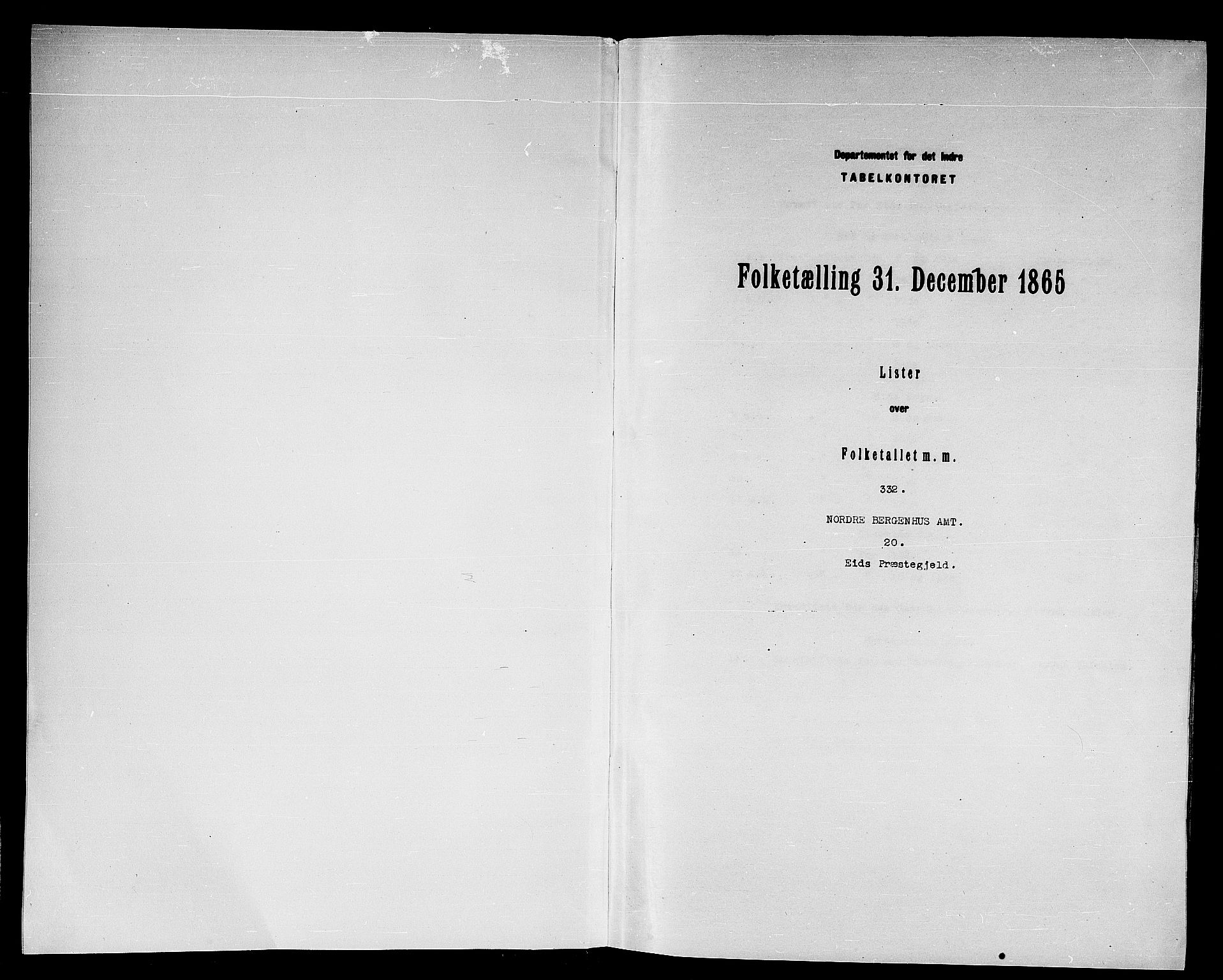 RA, 1865 census for Eid, 1865, p. 3