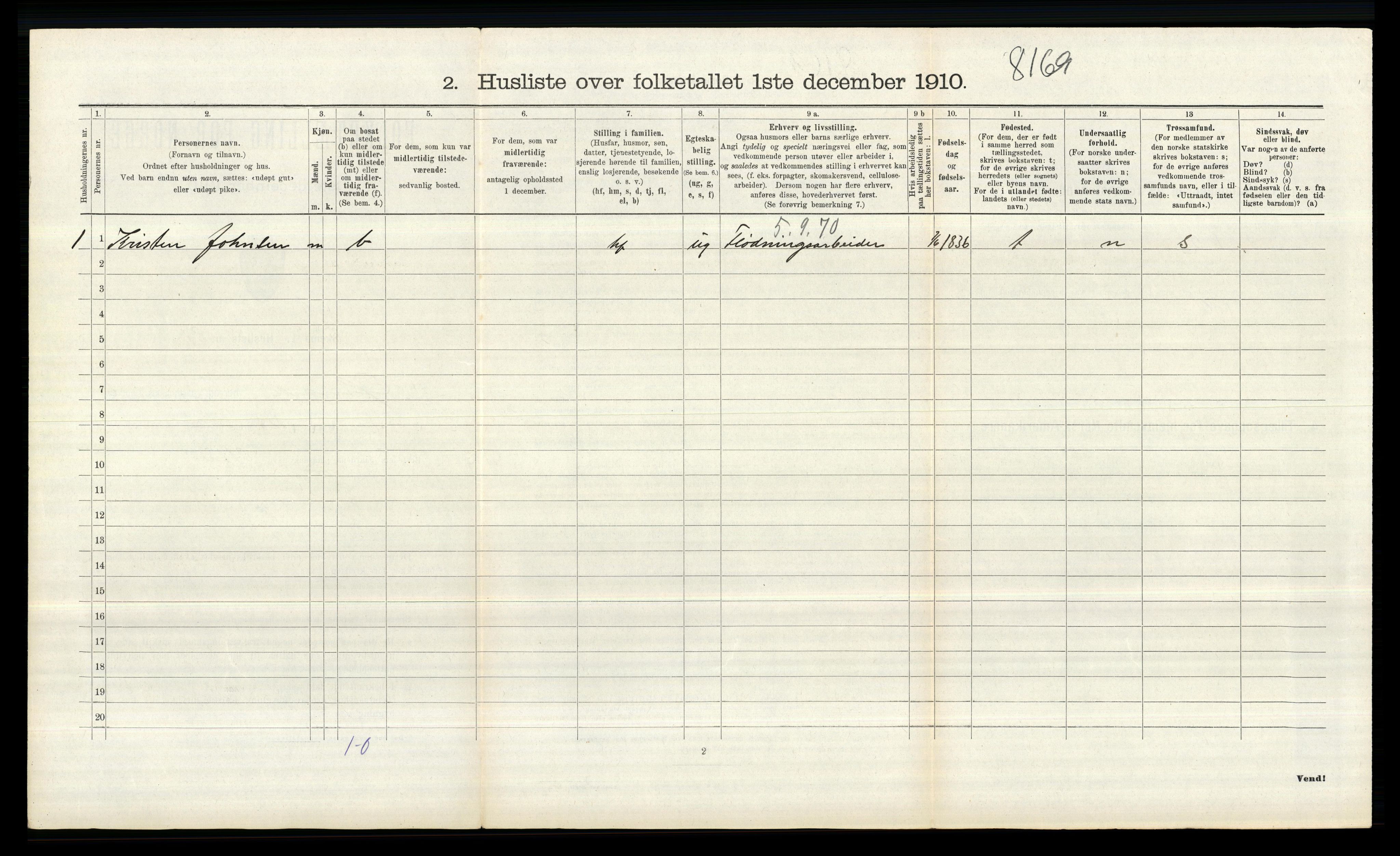 RA, 1910 census for Øymark, 1910, p. 629