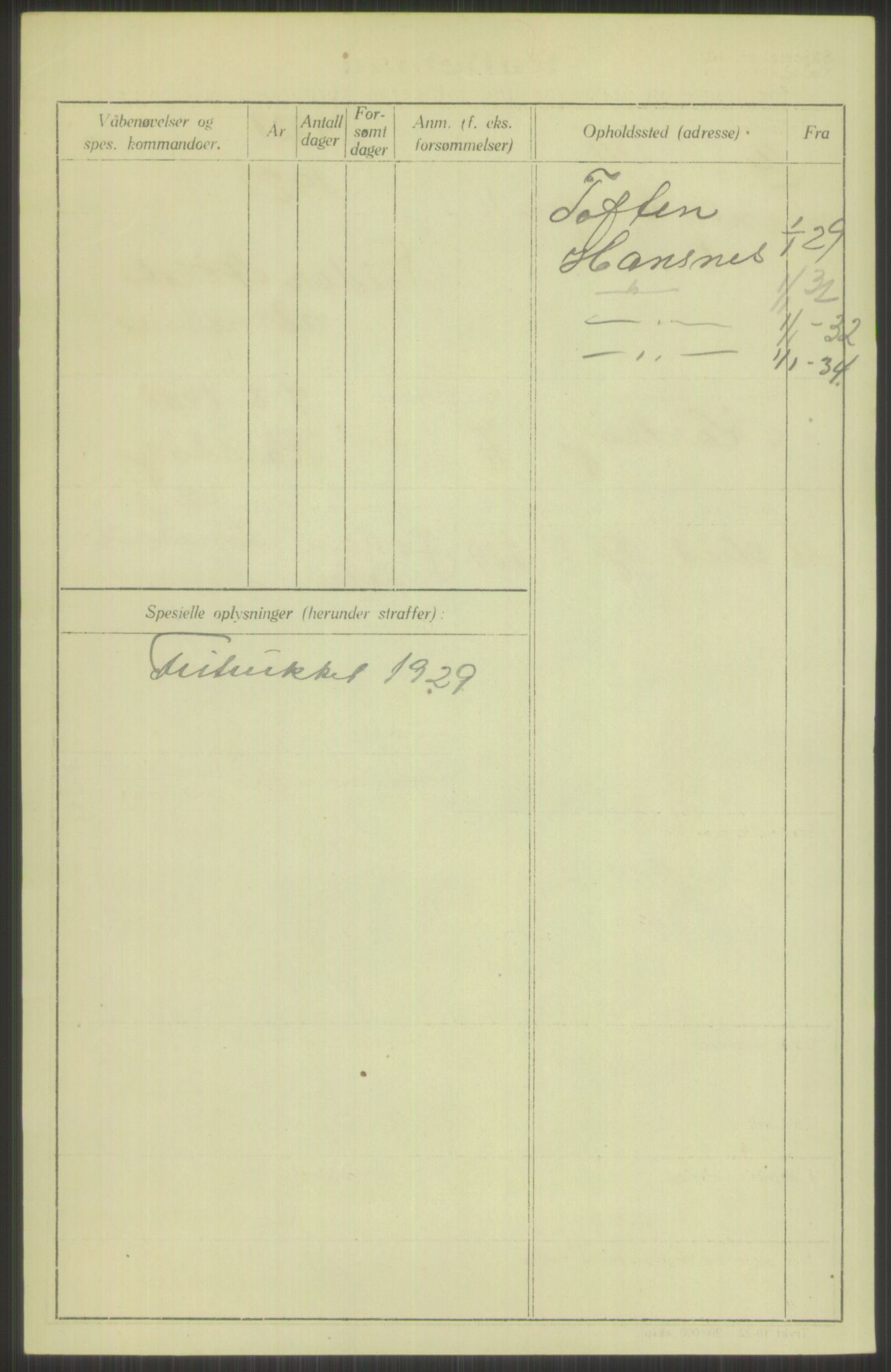 Forsvaret, Troms infanteriregiment nr. 16, AV/RA-RAFA-3146/P/Pa/L0013/0004: Rulleblad / Rulleblad for regimentets menige mannskaper, årsklasse 1929, 1929, p. 100