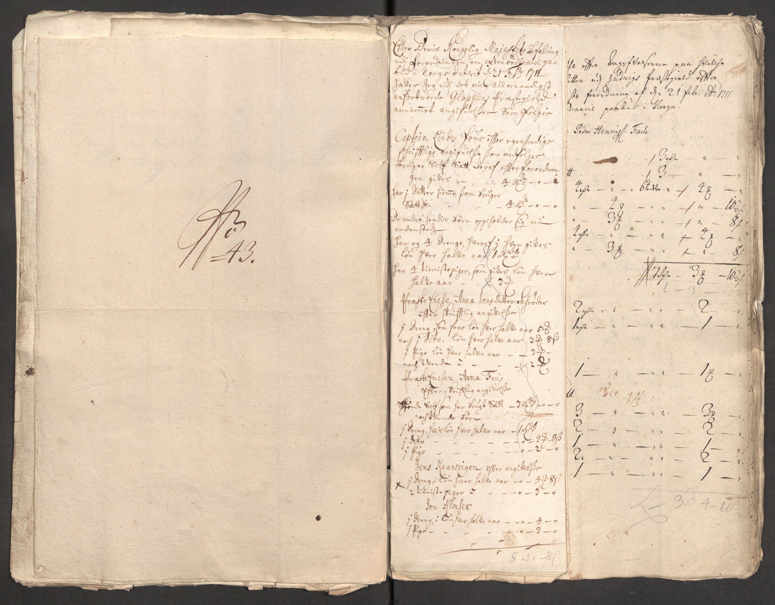 Rentekammeret inntil 1814, Reviderte regnskaper, Fogderegnskap, RA/EA-4092/R53/L3434: Fogderegnskap Sunn- og Nordfjord, 1711, p. 95