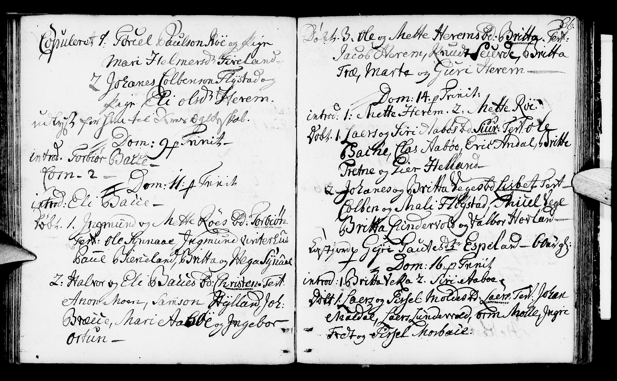 Suldal sokneprestkontor, AV/SAST-A-101845/01/IV/L0002: Parish register (official) no. A 2, 1780-1808, p. 36